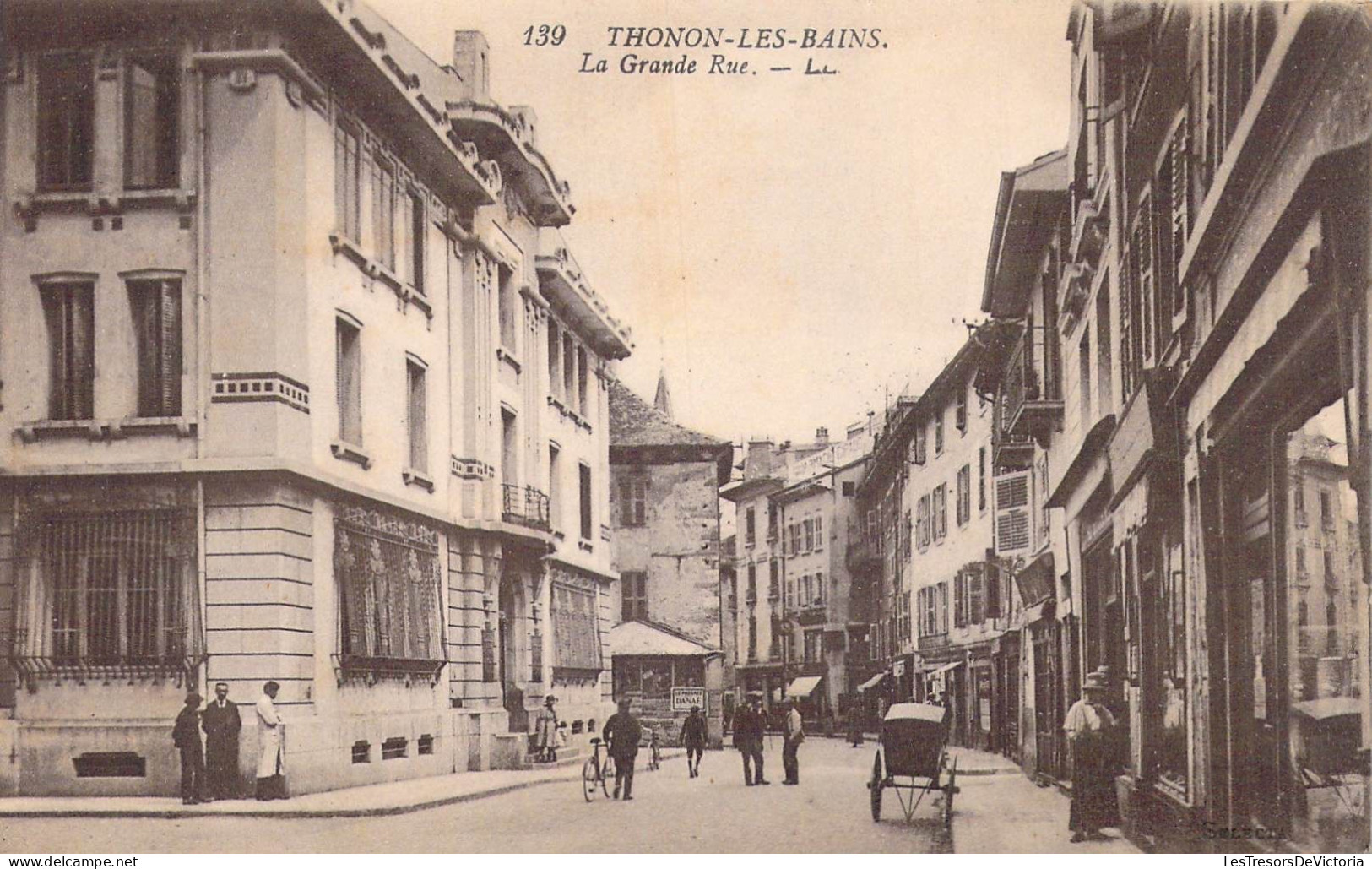 FRANCE - 74 - Thonon-les-Bains - La Grande Rue - Carte Postale Ancienne - Thonon-les-Bains