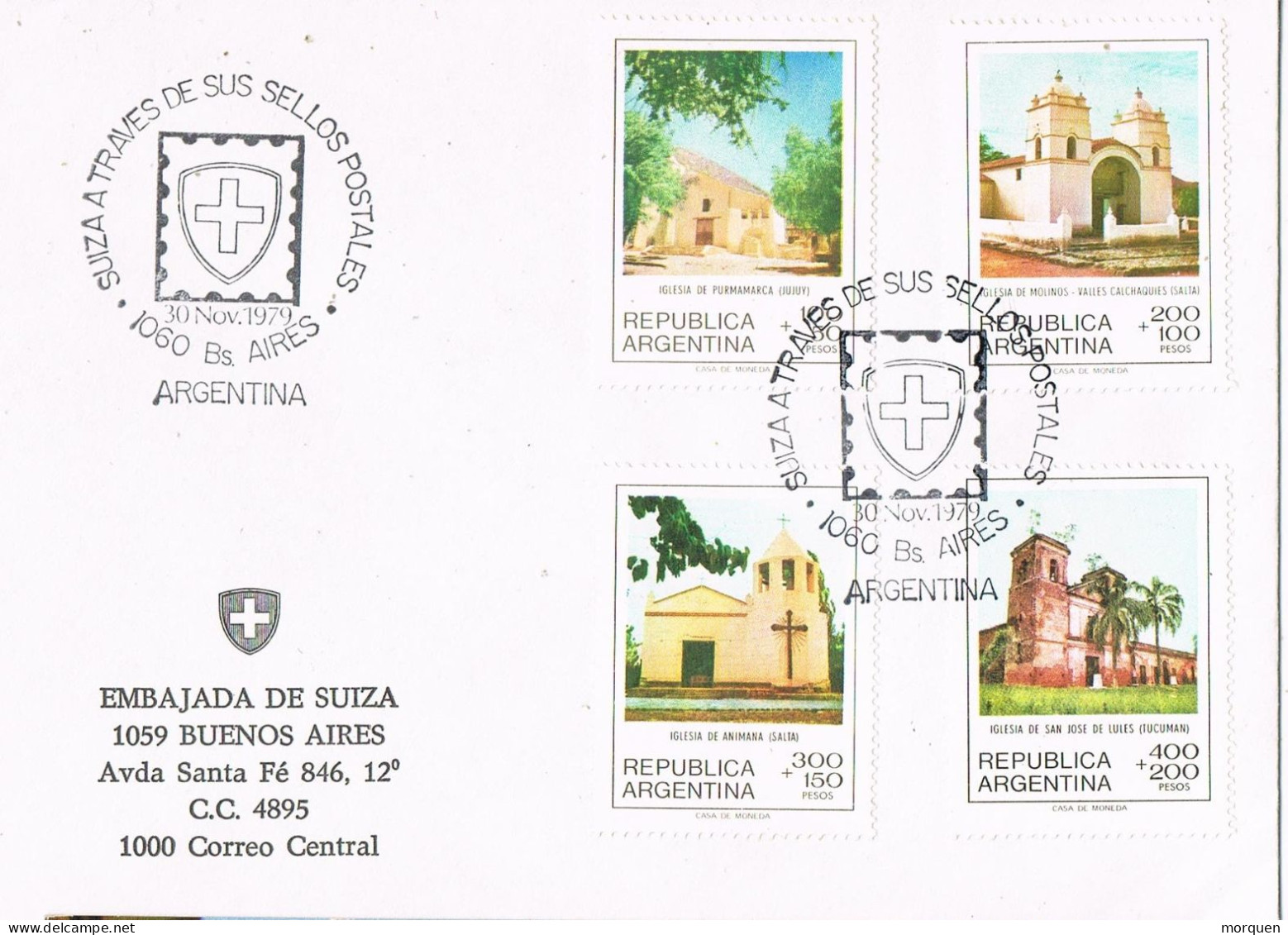 50322. Carta BUENOS AIRES (Argentina) 1979. Embajada De Suiza En Buenos Aires - Brieven En Documenten