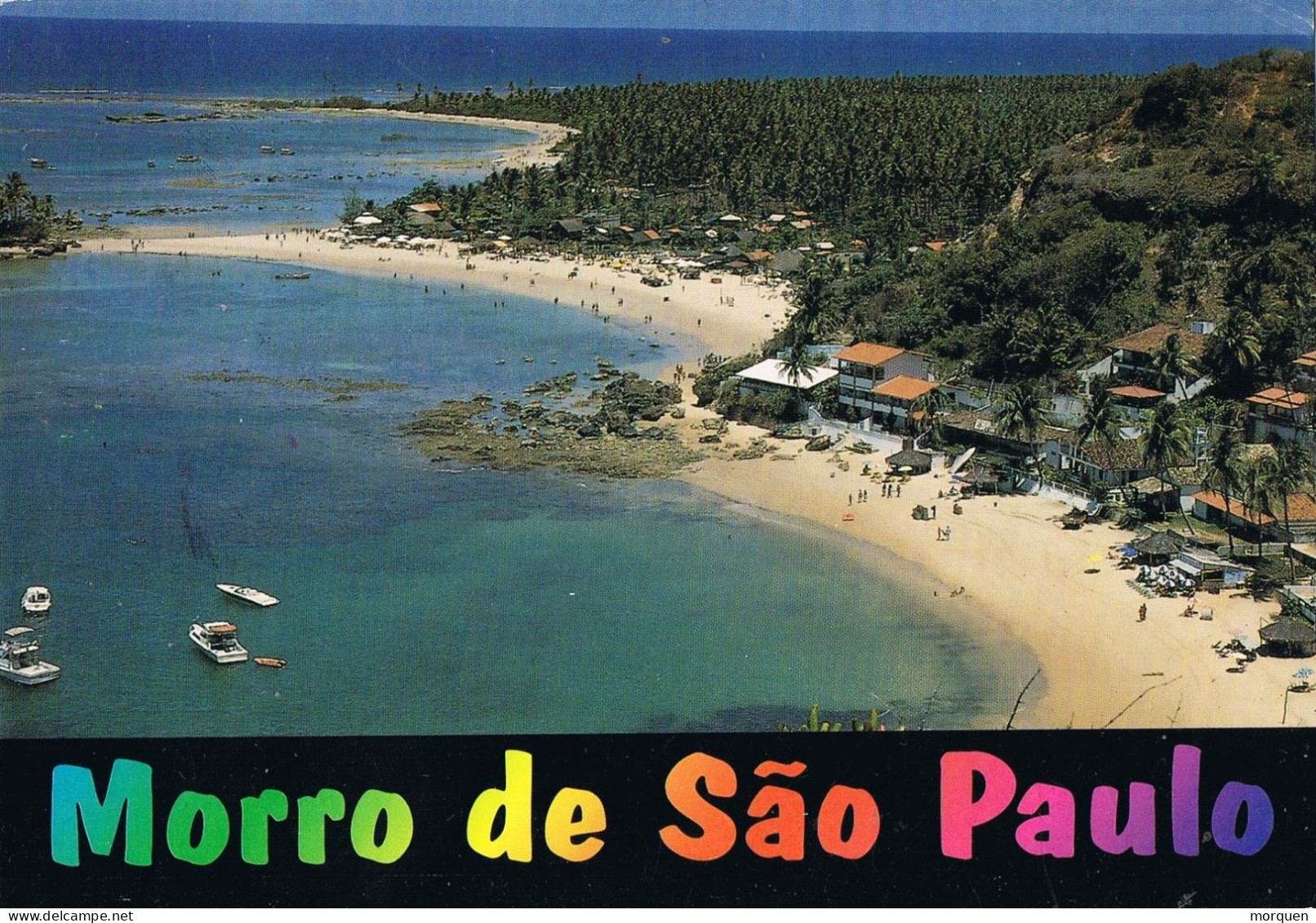 50324. Postal Aerea VALENÇA (Brasil) 2016. Vista Cairu, Bahia. Morro Sao Paulo - Cartas & Documentos
