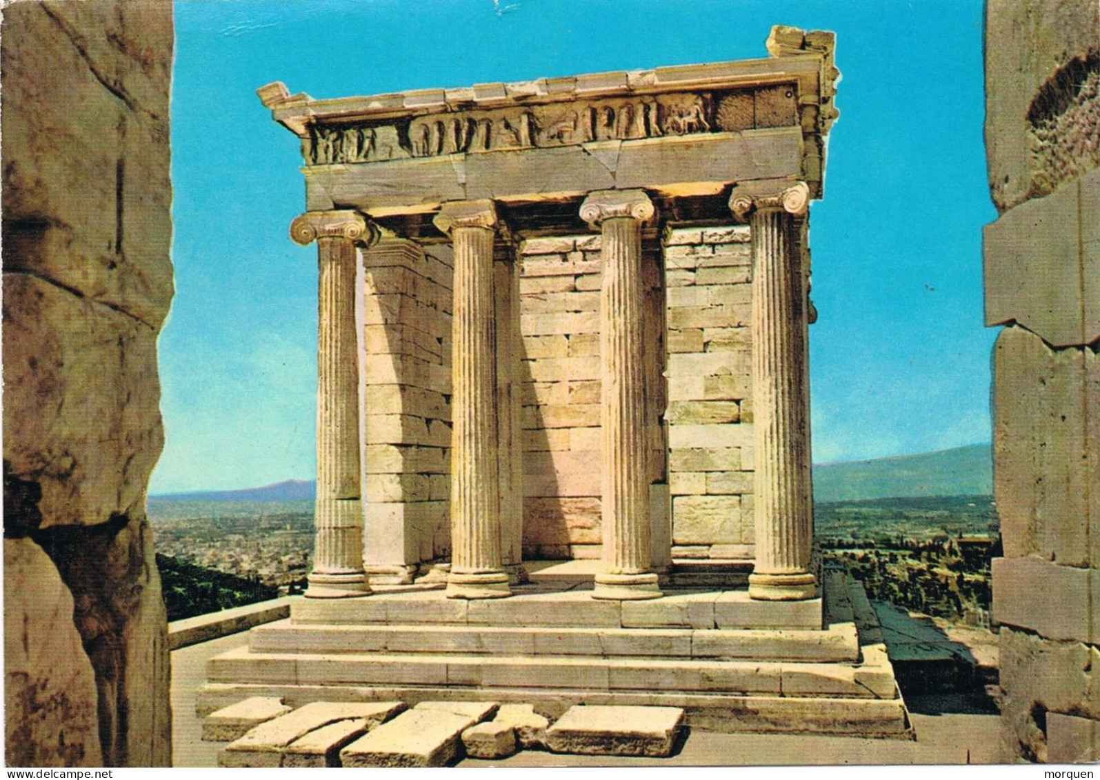 50325. Postal Aerea KARAKOY (Turquia) 1972. Templo Victoria De Acropolis De Arenas - Lettres & Documents