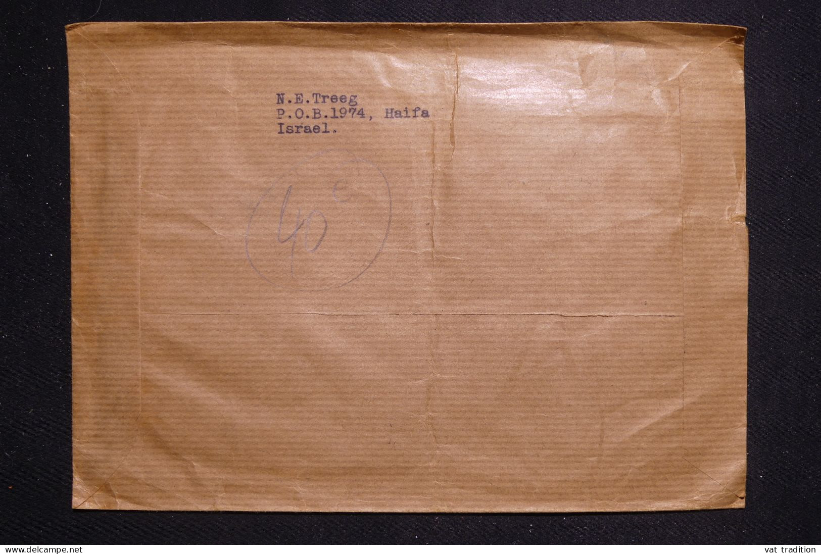 ISRAËL - Enveloppe De Haifa Pour La Suisse En 1949, Affranchissement Varié Dont Tabs - L 143810 - Covers & Documents