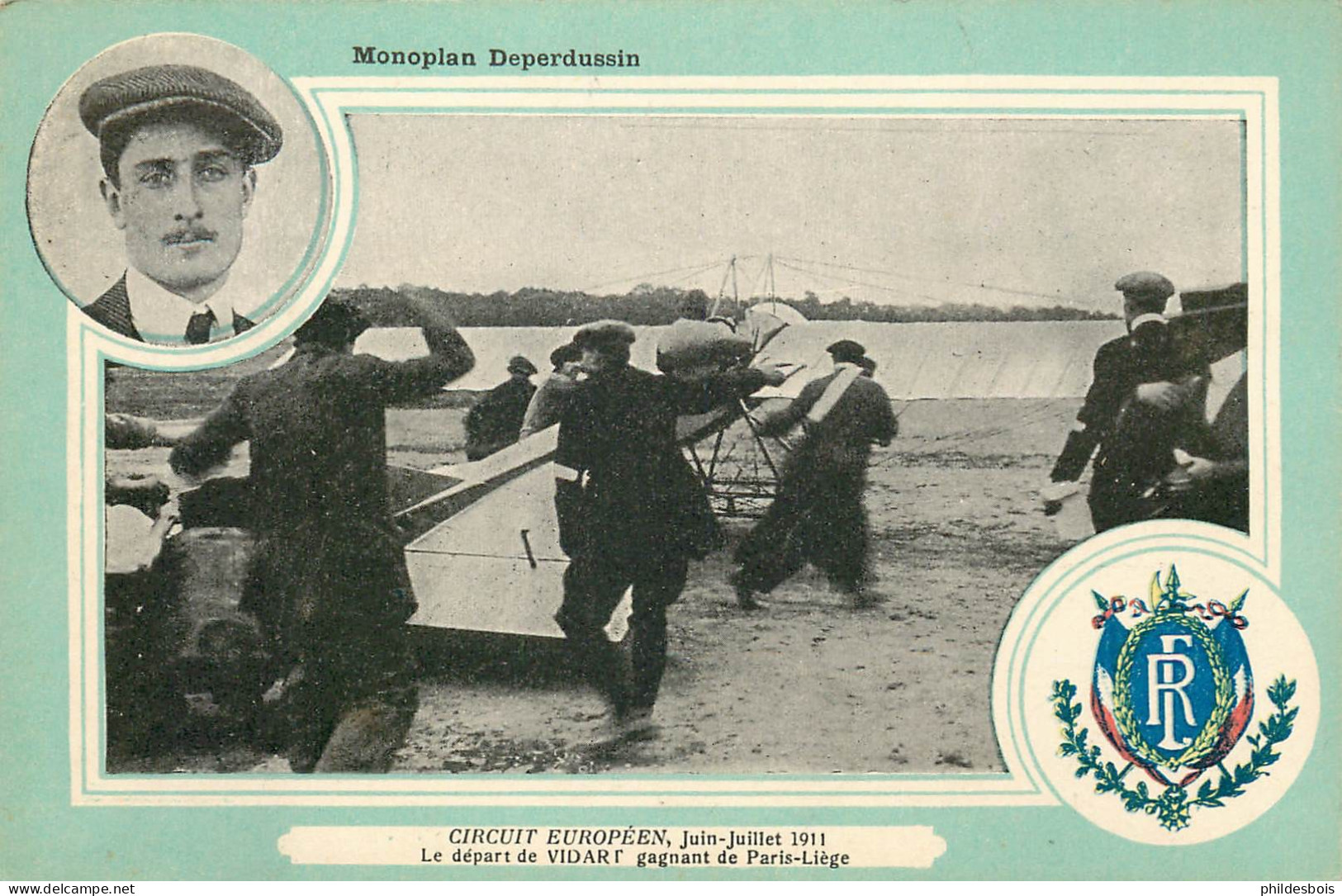 CIRCUIT EUROPEEN   Juin-Juillet 1911  Le Depart De Vidart Gagnant De Paris Liege - ....-1914: Voorlopers