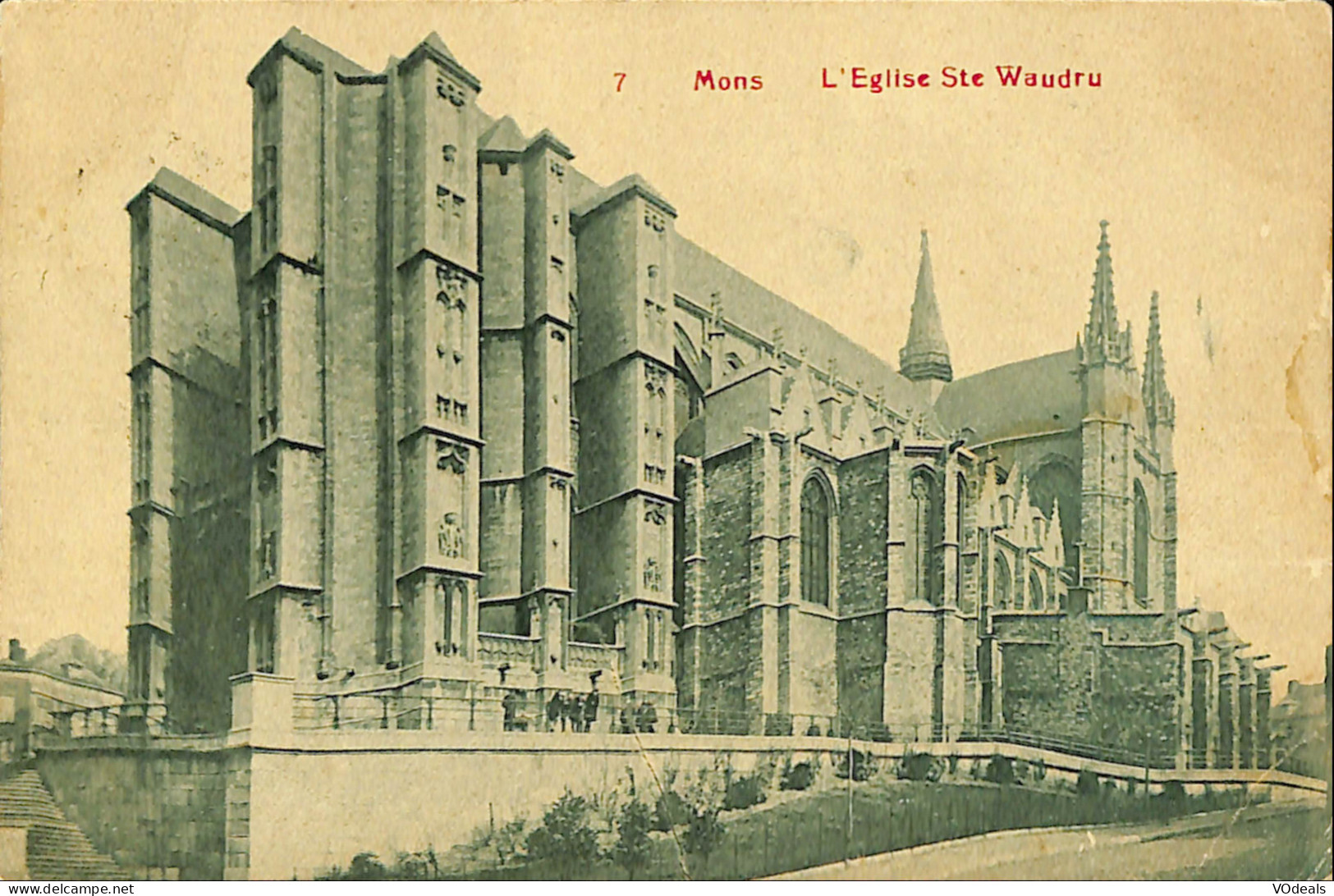 Belgique - Hainaut - Mons - L'Eglise Ste Waudru - Mons