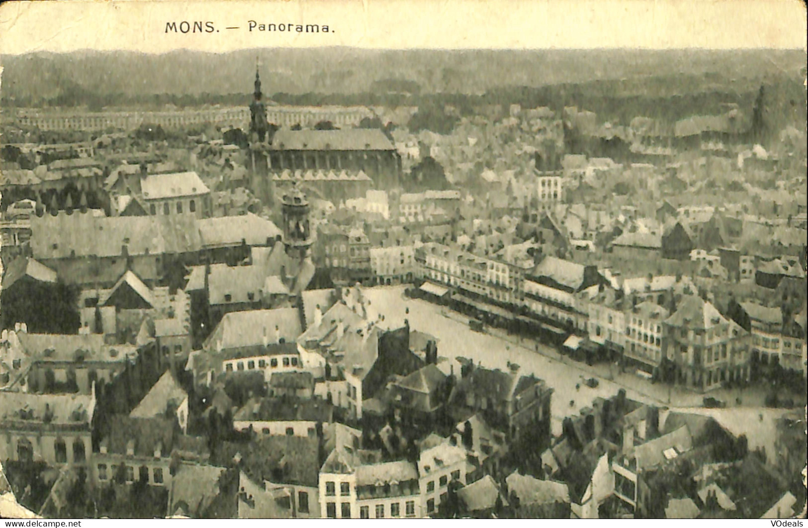 Belgique - Hainaut - Mons - Panorama - Mons