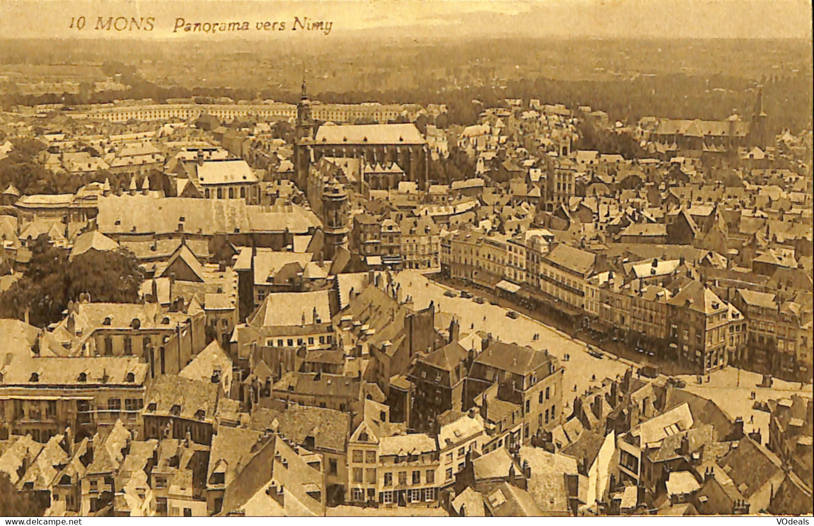 Belgique - Hainaut - Mons - Panorama - Mons