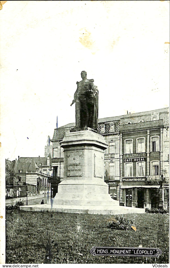 Belgique - Hainaut - Mons - Monument Leopold - Mons