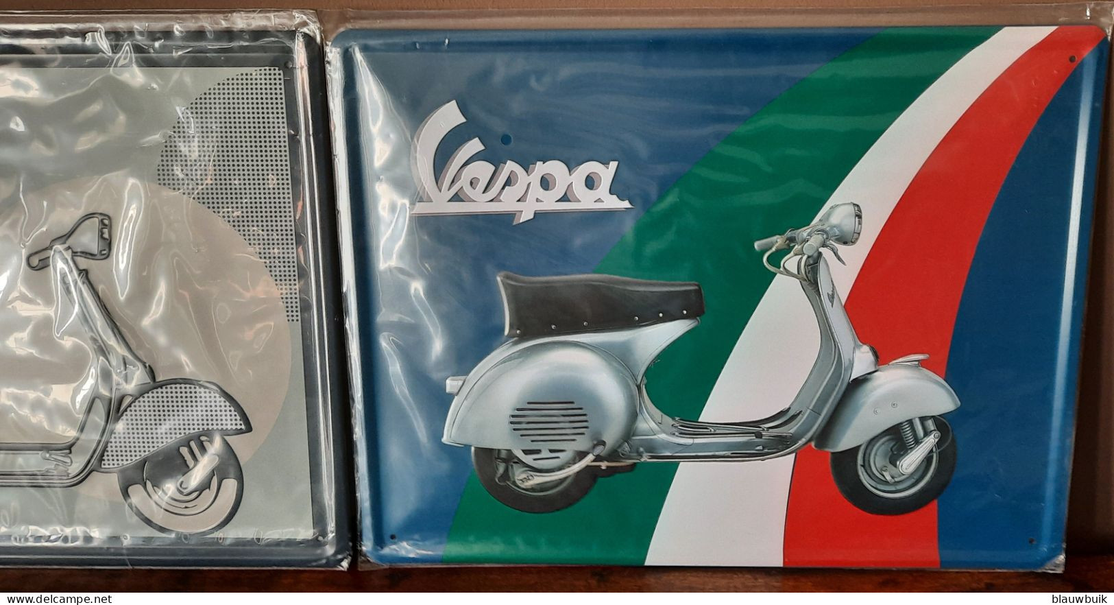 Vespa Metalen Reclamebord - Autres & Non Classés