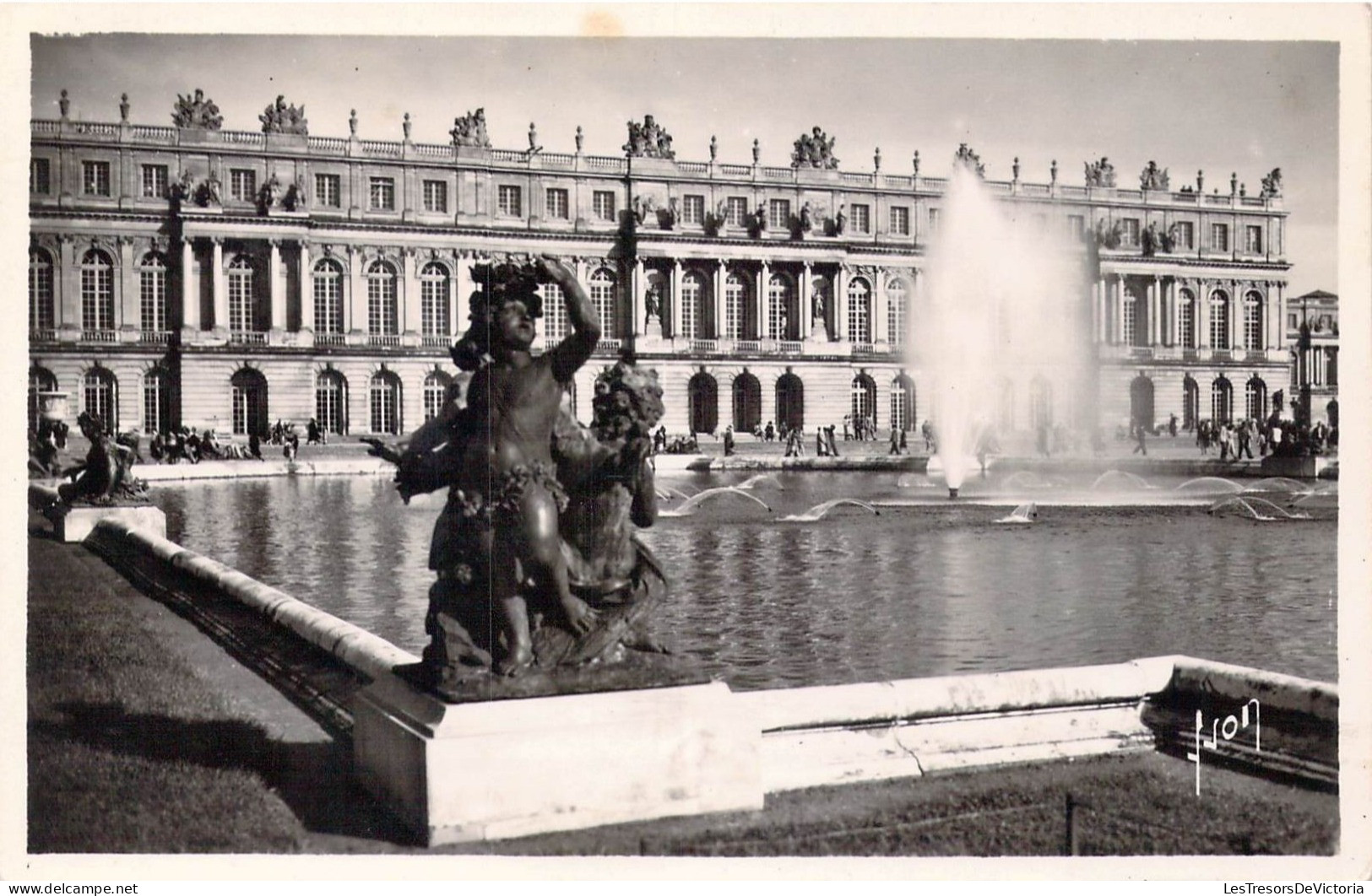 FRANCE - 78 - Versailles - Façade Du Palais Sur Le Parc - Carte Postale Ancienne - Versailles (Castello)