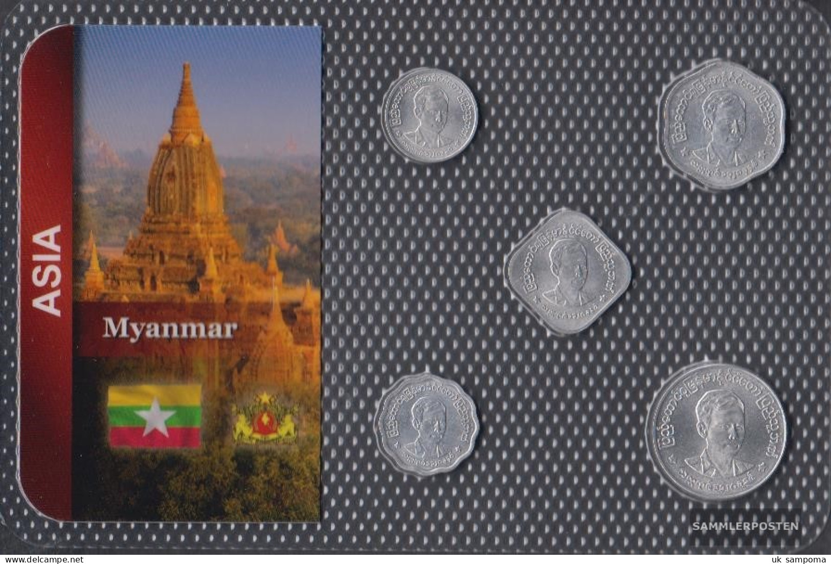 Myanmar 1966 Stgl./unzirkuliert Kursmünzen Stgl./unzirkuliert 1966 1 Pyas Until 50 Pyas - Myanmar