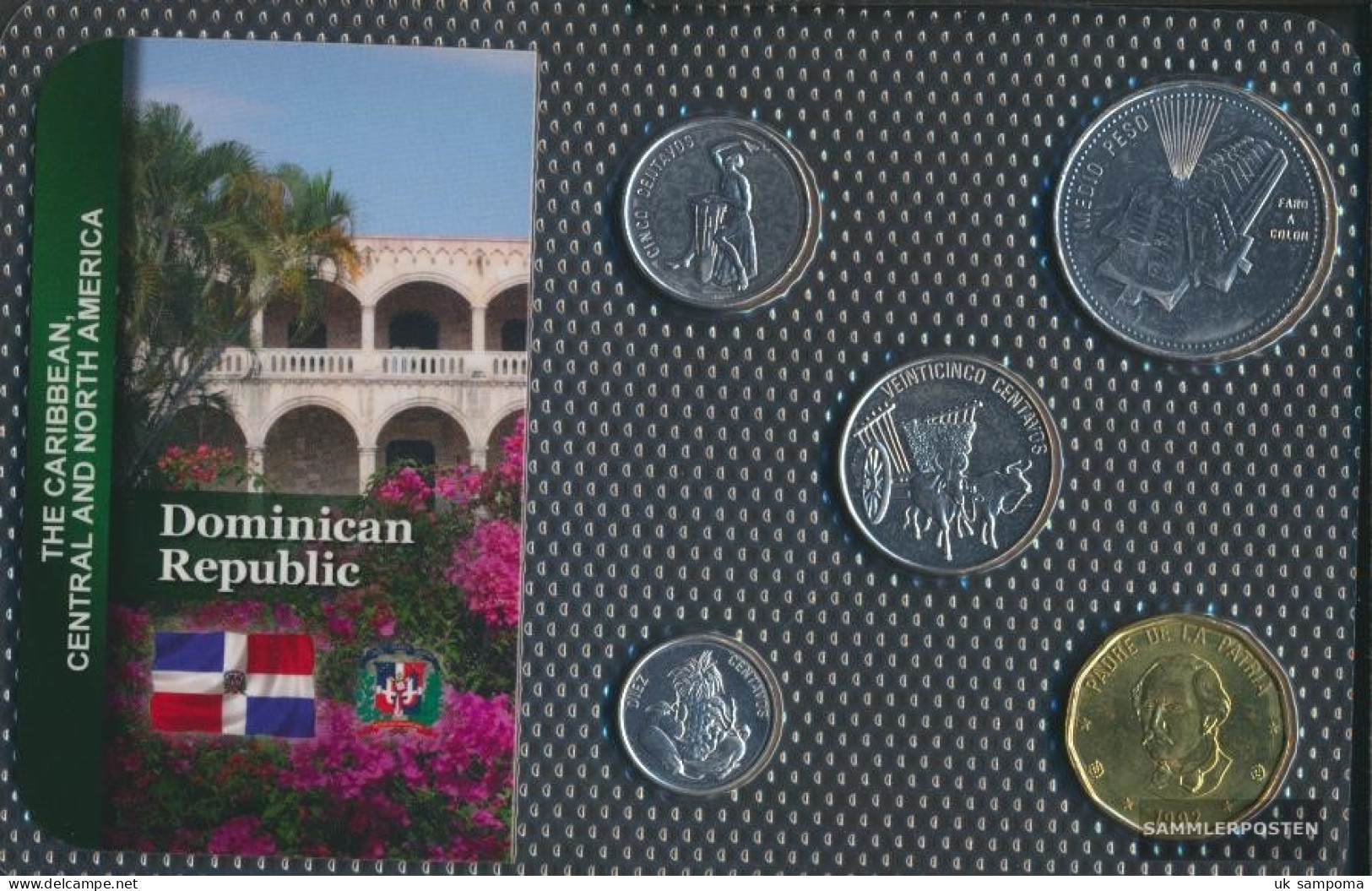 Dominican Republic Stgl./unzirkuliert Kursmünzen Stgl./unzirkuliert From 1989 5 Centavos Until 1 Peso - Dominicaanse Republiek