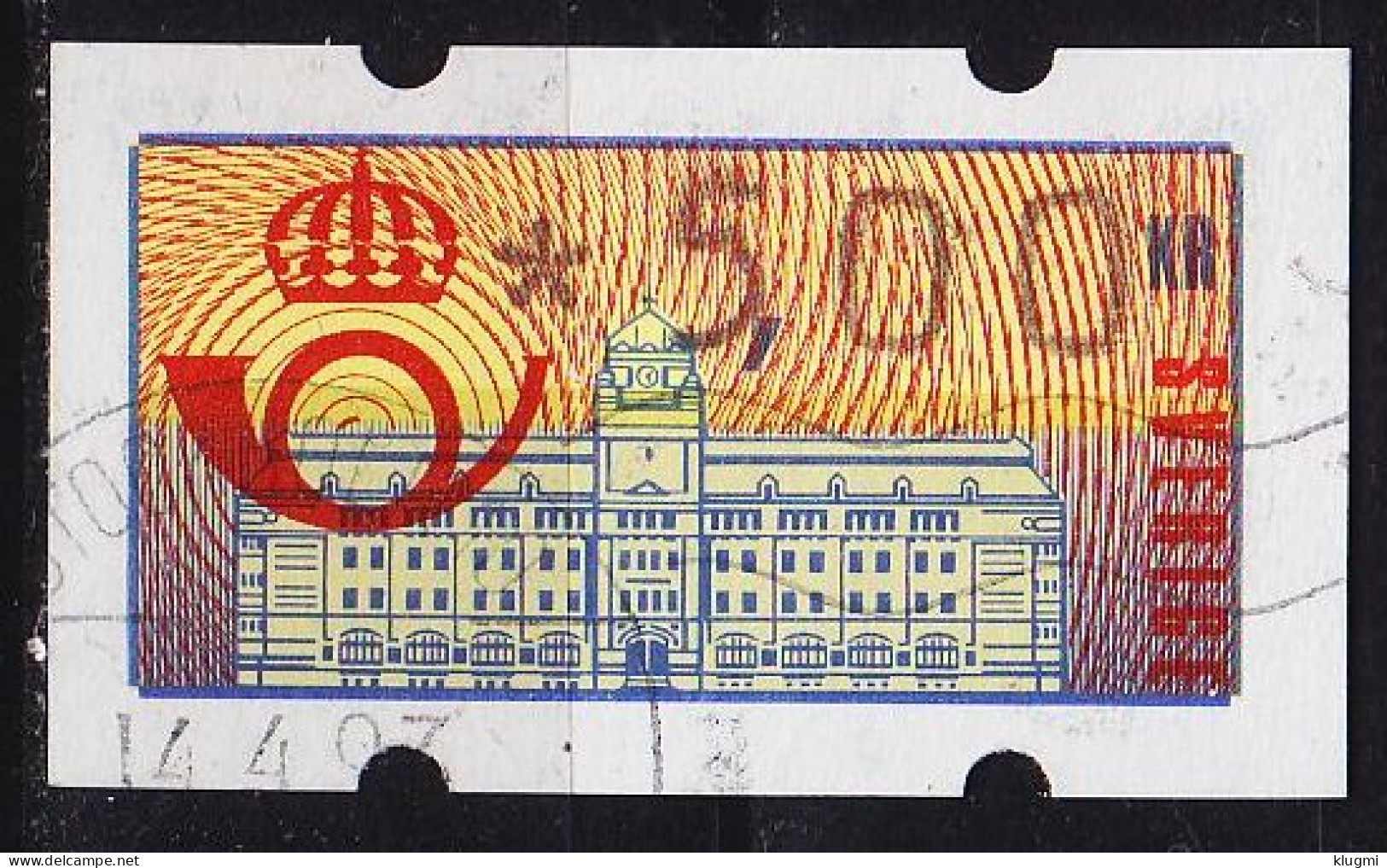 SCHWEDEN SVERIGE [ATM] MiNr 0002 ( O/used ) - Timbres De Distributeurs [ATM]