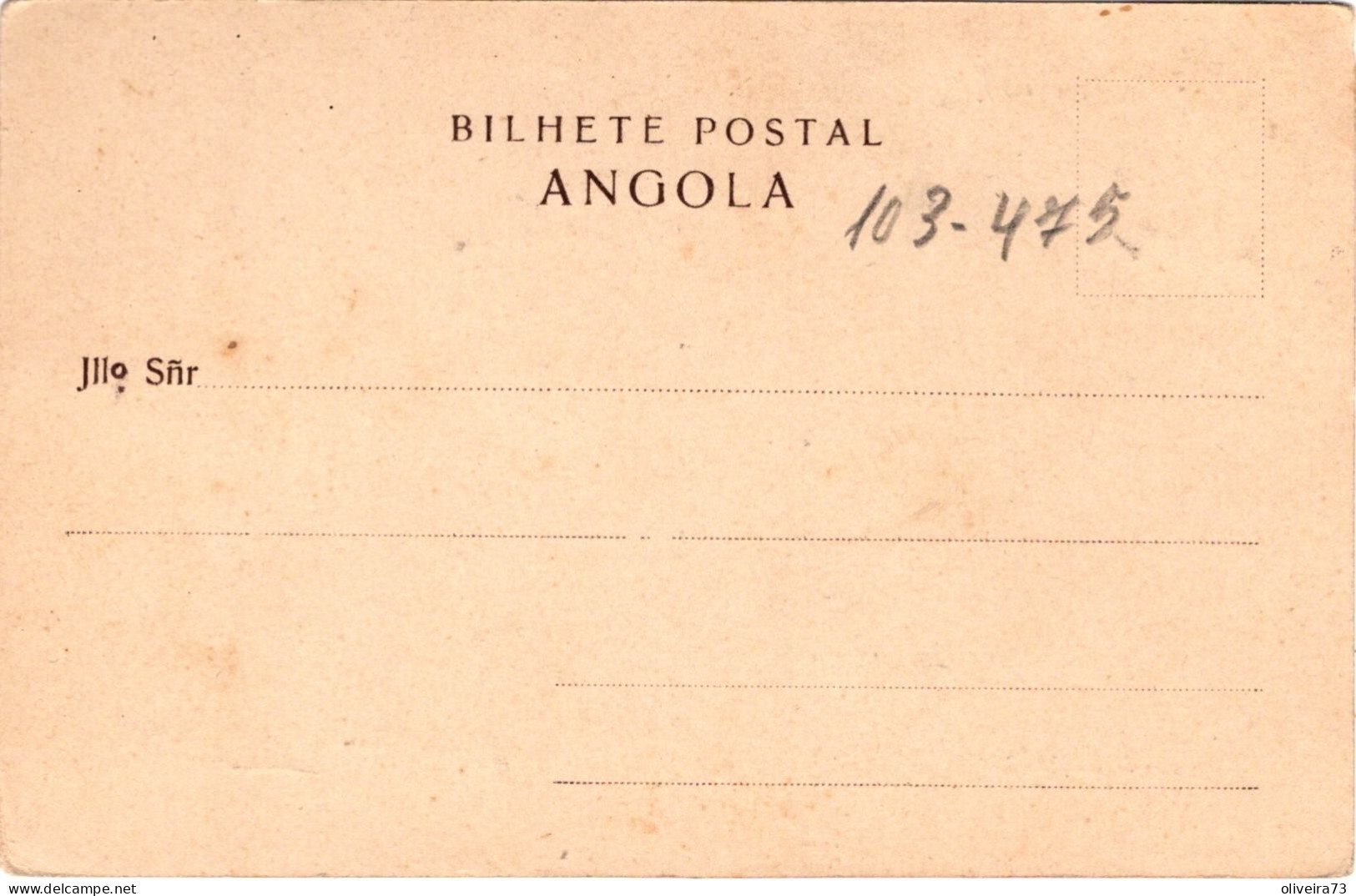 ANGOLA - LUCALLA - Gingas - Angola