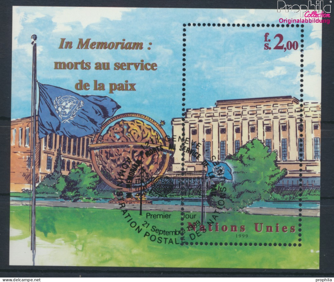 UNO - Genf Block12 (kompl.Ausg.) Gestempelt 1999 In Memorian (10073046 - Used Stamps