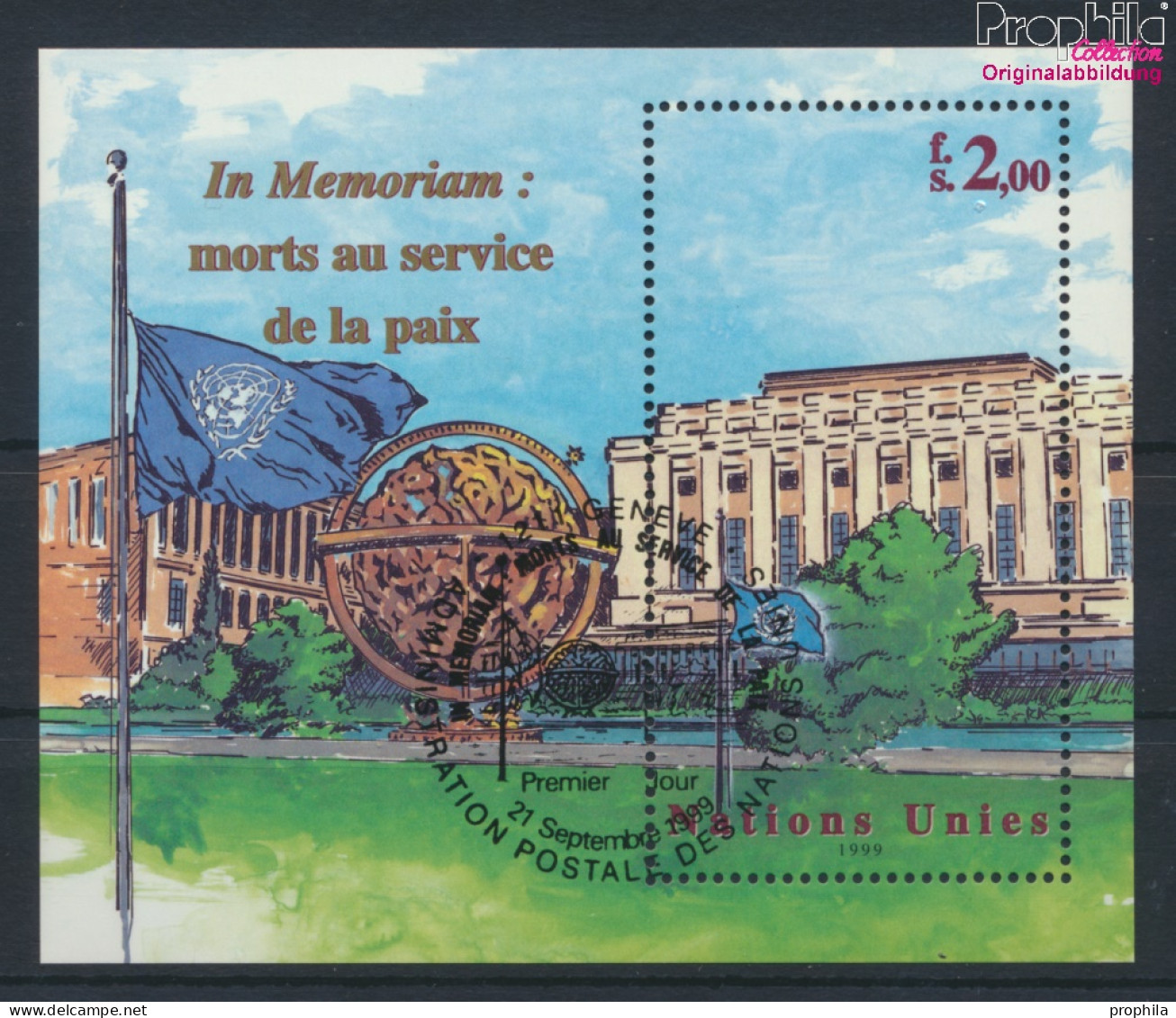 UNO - Genf Block12 (kompl.Ausg.) Gestempelt 1999 In Memorian (10073055 - Used Stamps