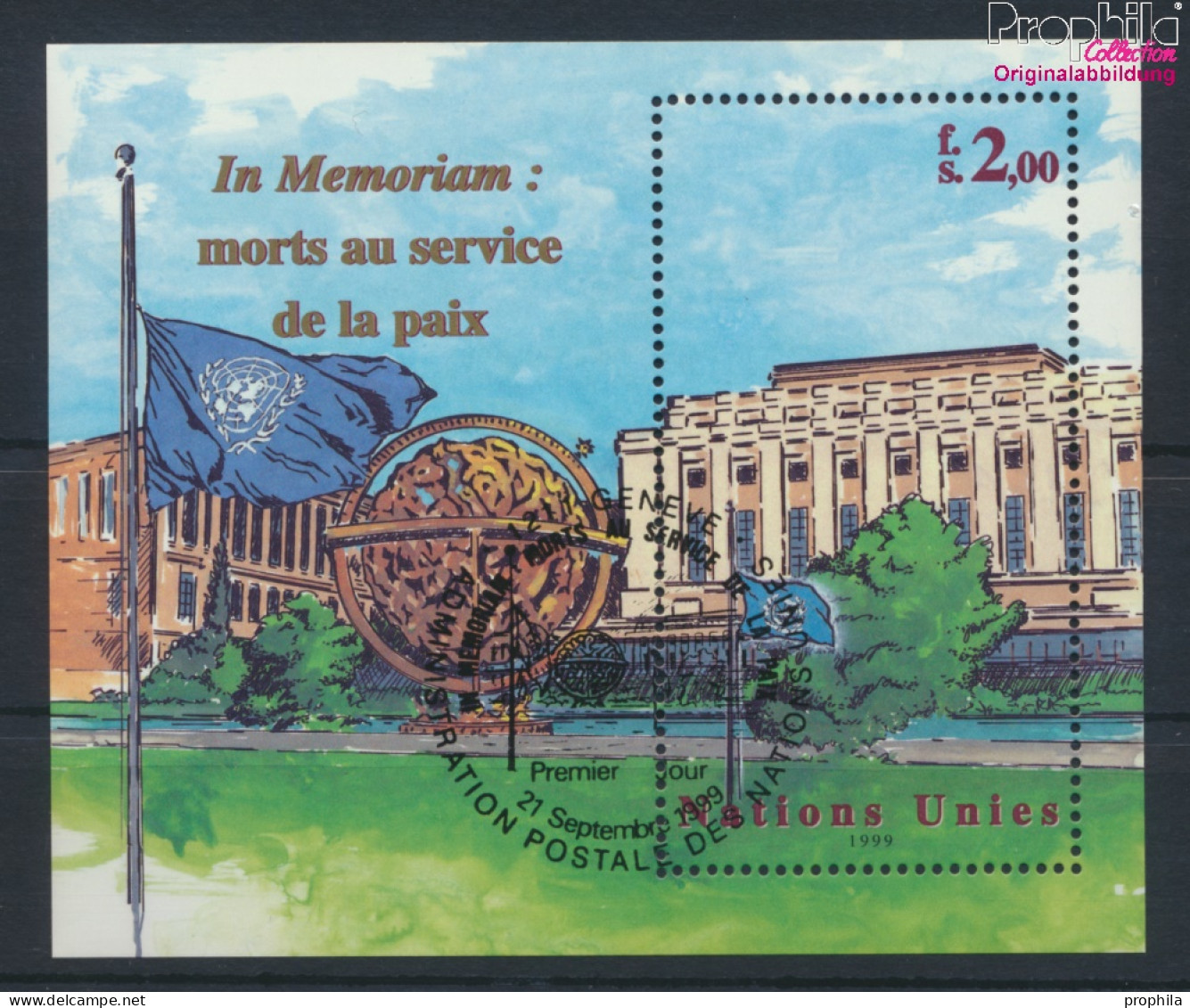 UNO - Genf Block12 (kompl.Ausg.) Gestempelt 1999 In Memorian (10073056 - Used Stamps