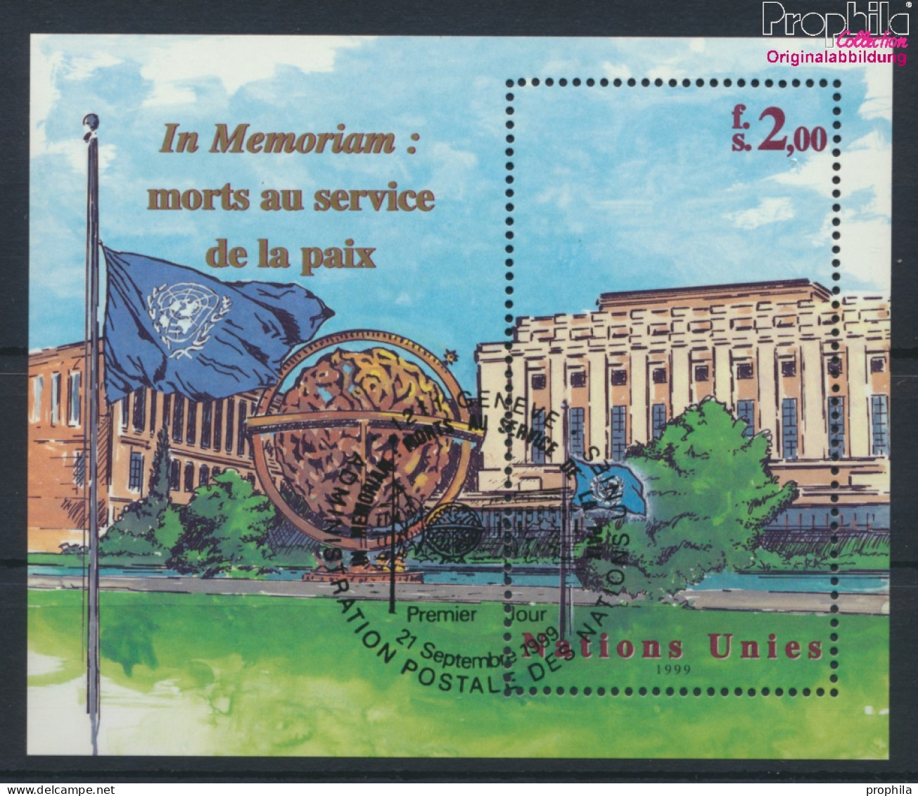 UNO - Genf Block12 (kompl.Ausg.) Gestempelt 1999 In Memorian (10073057 - Used Stamps