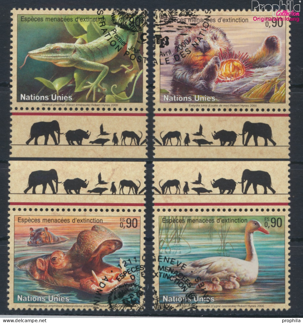 UNO - Genf 385-388 (kompl.Ausg.) Gestempelt 2000 Gefährdete Tiere (10073004 - Used Stamps