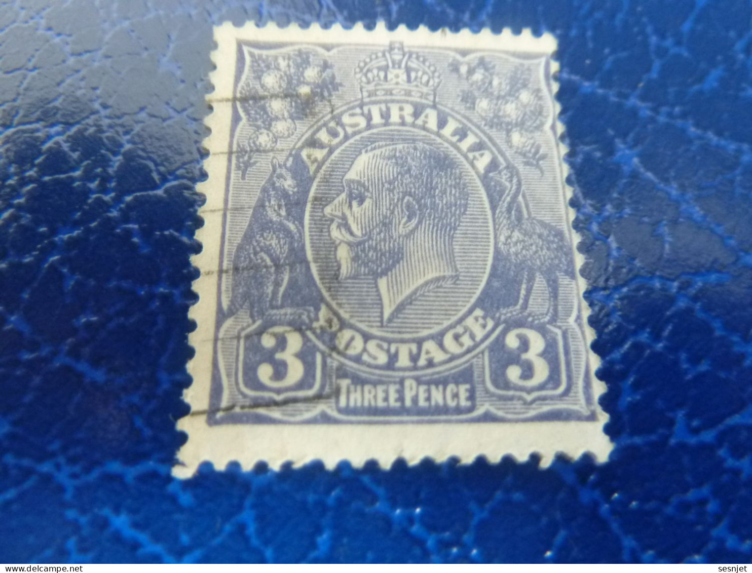 Australia - George V - 3- Three Pence - Yt 80 - Outremer - Oblitéré - Année 1931 - - Used Stamps