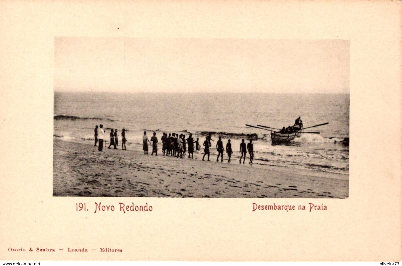 ANGOLA - NOVO REDONDO - Desembarque Na Praia - Angola