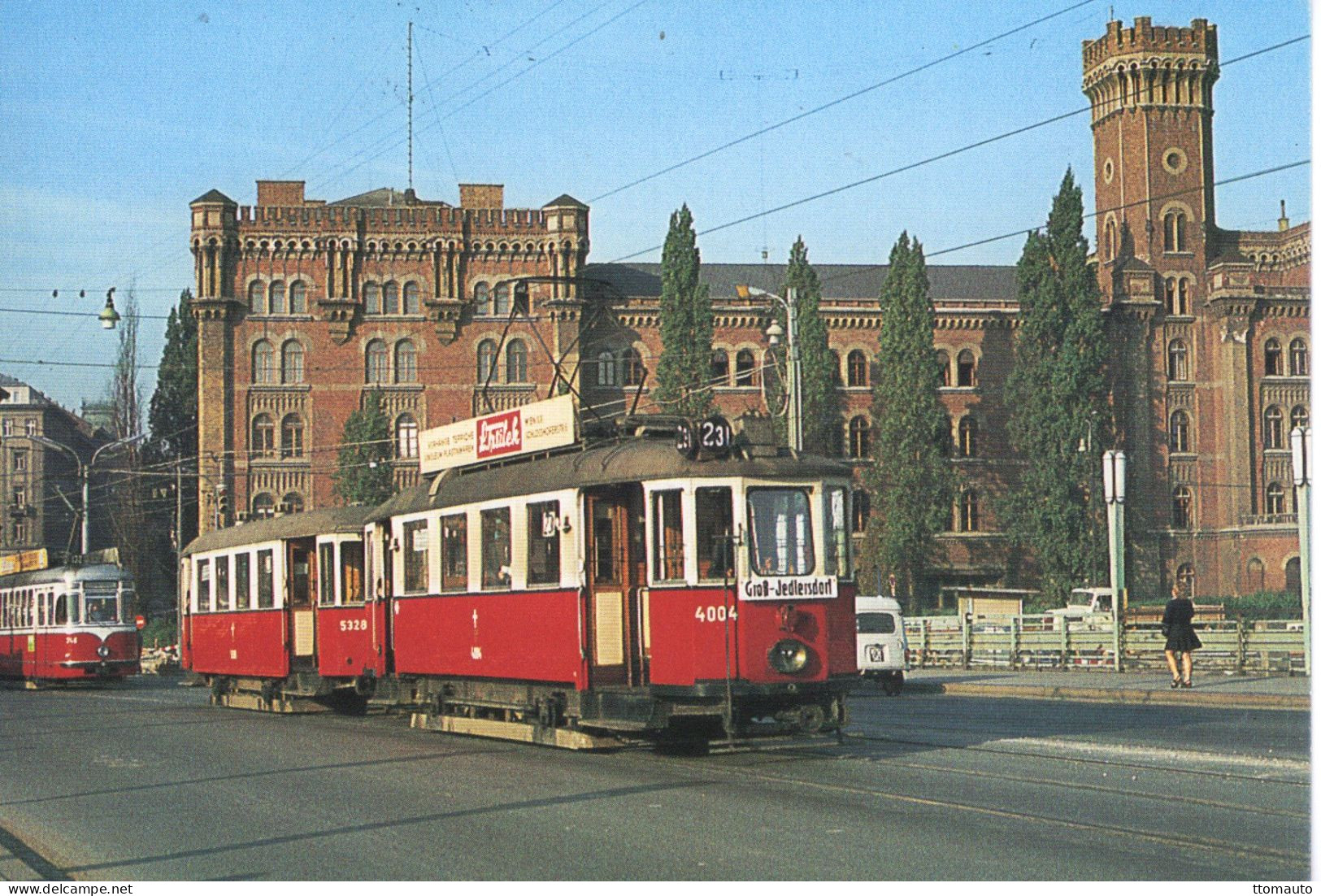 Wiener Stadtwerke-Verkehrsbetriebe Strabenbahn-Triebwagen Type M - Wien  - CPM - Strassenbahnen
