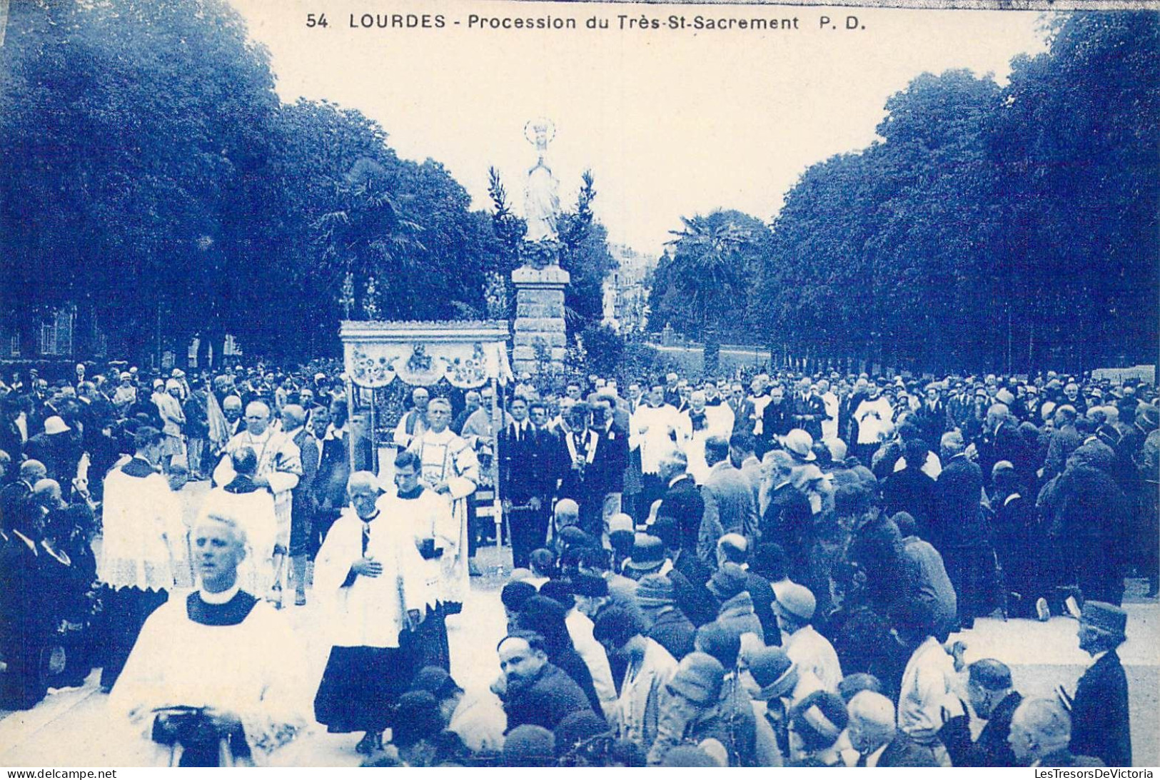 FRANCE - 65 - Lourdes - Procession Du Très St Sacrement - Carte Postale Ancienne - Lourdes