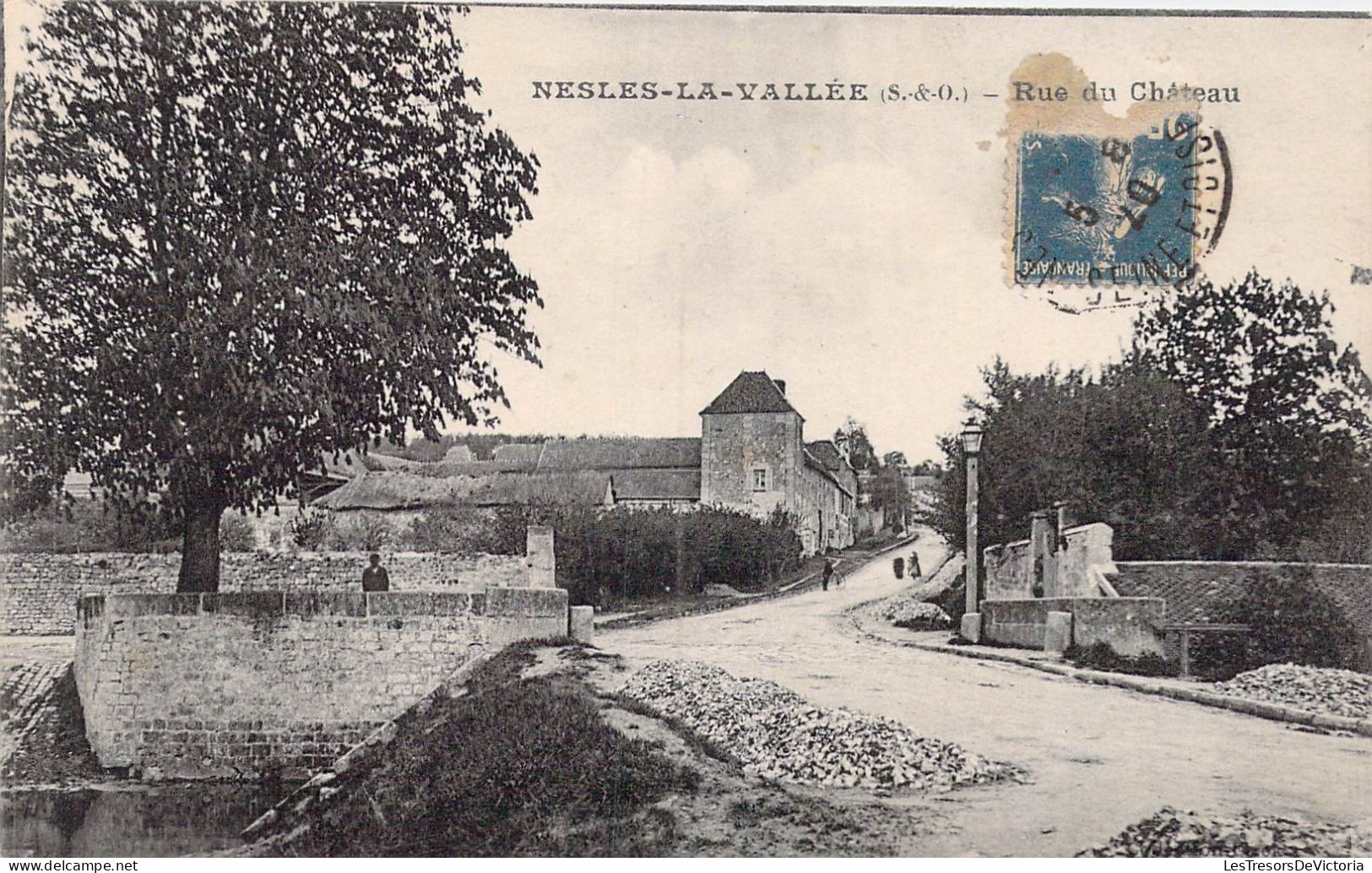 FRANCE - 95 - Nesles-la-Vallée - Rue Du Château - Carte Postale Ancienne - Nesles-la-Vallée