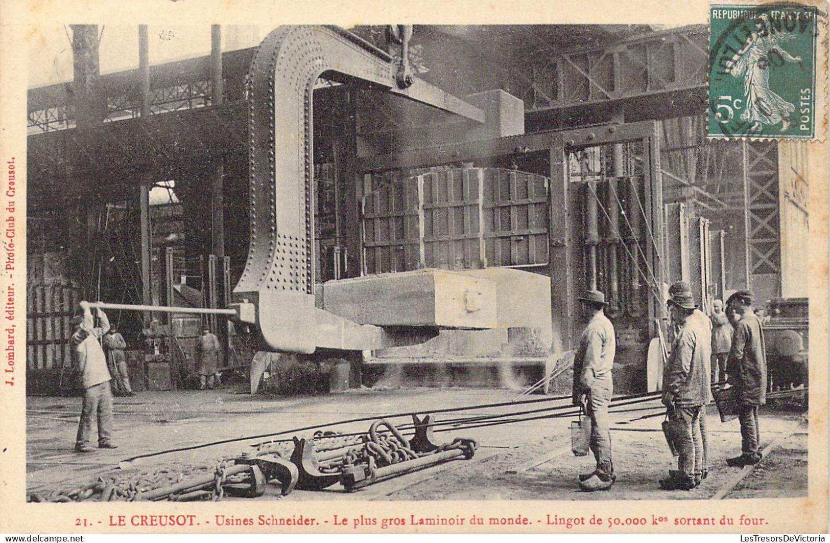 FRANCE - 71 - Le Creusot - Usines Schneider - Le Plus Gros Laminoir Du Monde - Carte Postale Ancienne - Le Creusot