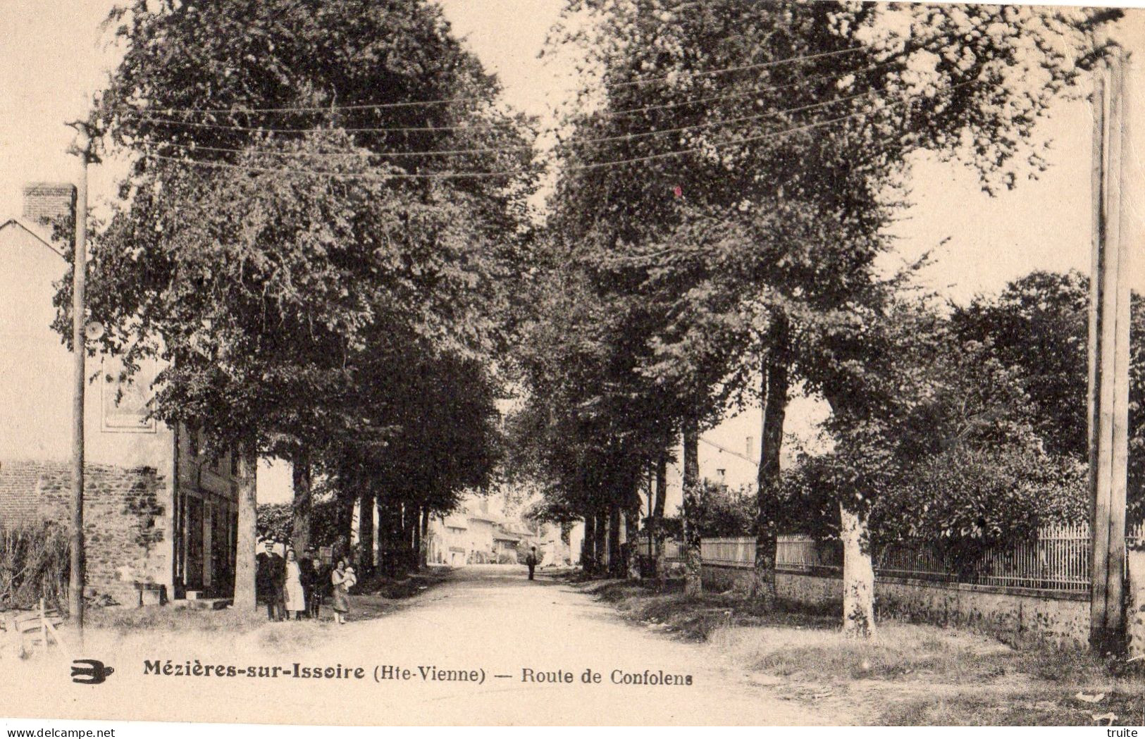 MEZIERES-SUR-ISSOIRES ROUTE DE CONFOLENS - Meziere Sur Issoire