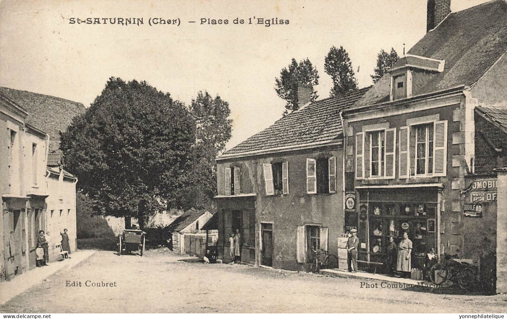 18 - CHER - SAINT-SATURNIN - Place De L'église - Animation - Superbe - 10502 - Saint-Saturnin