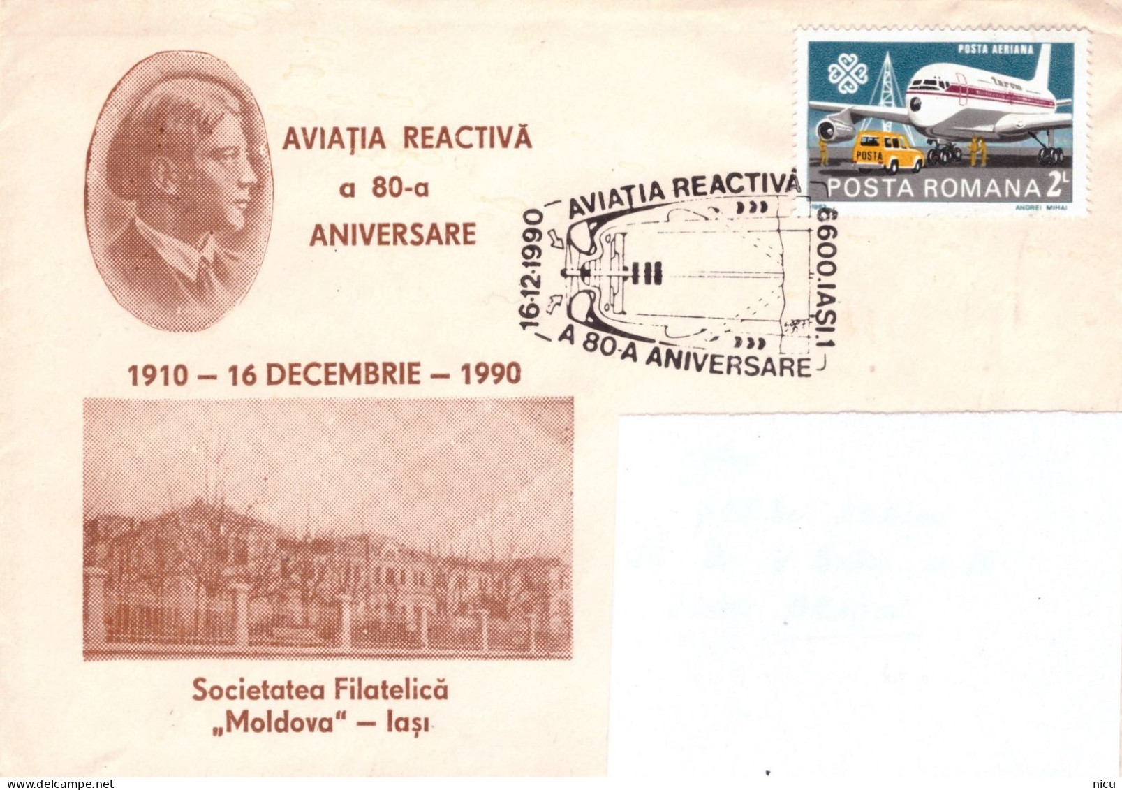 1990 - AVIATION - REACTIVE AVIATION - 80th ANNIVERSARY - Tarjetas – Máximo