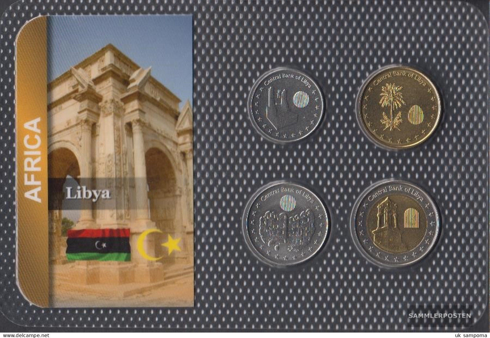 Libya 2014 Stgl./unzirkuliert Kursmünzen Stgl./unzirkuliert 2014 50 Dirhams Until 1/2 Dinar - Libye