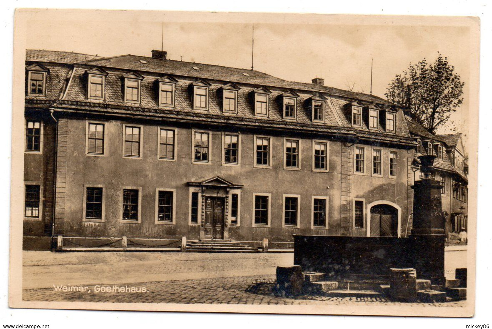 Allemagne--WEIMAR --  Goethehaus ---carte Glacée - Weimar