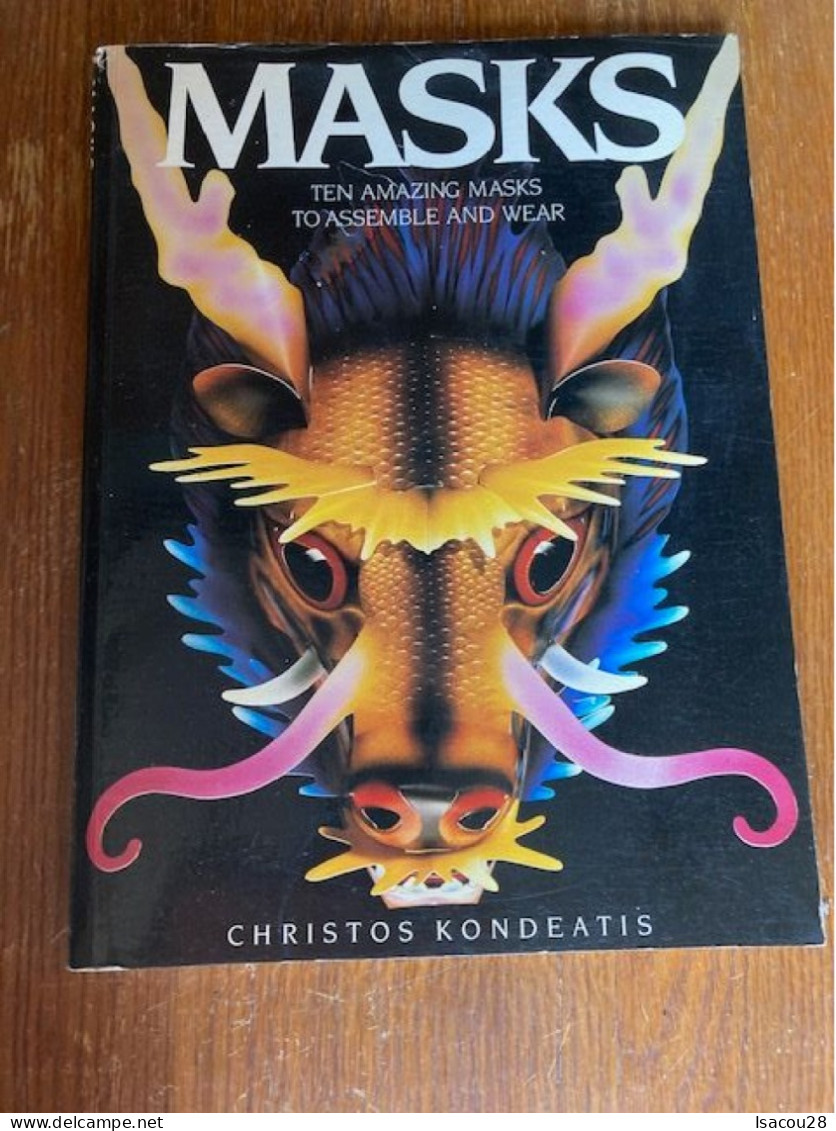 Livre 10 MASKS De Christos Kondeatis - Other & Unclassified