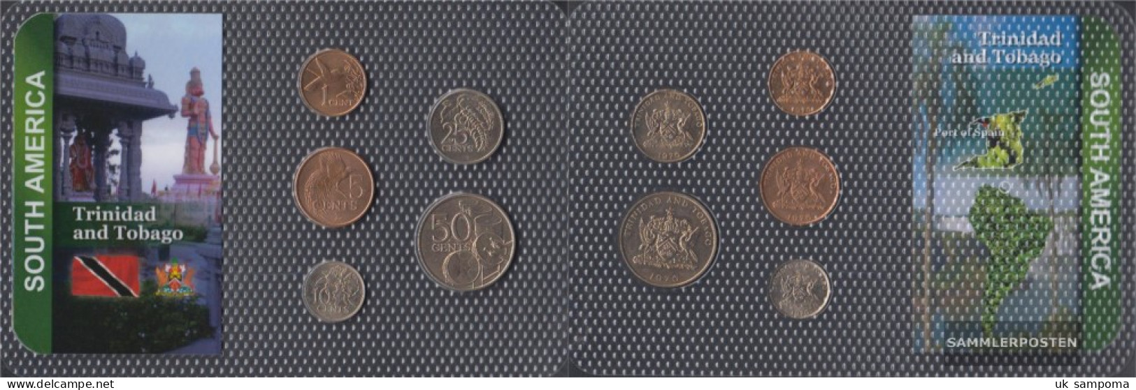Trinidad And Tobago Stgl./unzirkuliert Kursmünzen Stgl./unzirkuliert From 1973 1 CENT Until 50 CENTs - Trinidad & Tobago