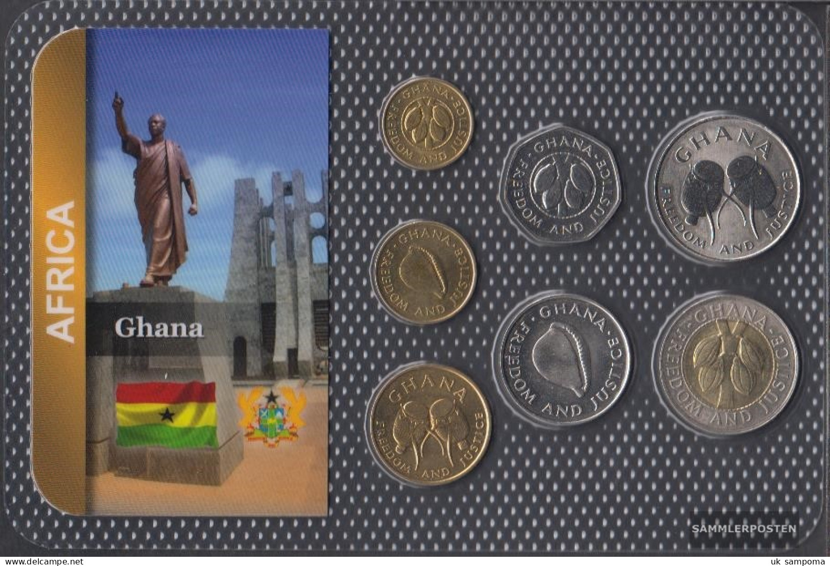 Ghana Stgl./unzirkuliert Kursmünzen Stgl./unzirkuliert From 1984 50 Pesewas Until 100 Cedis - Ghana