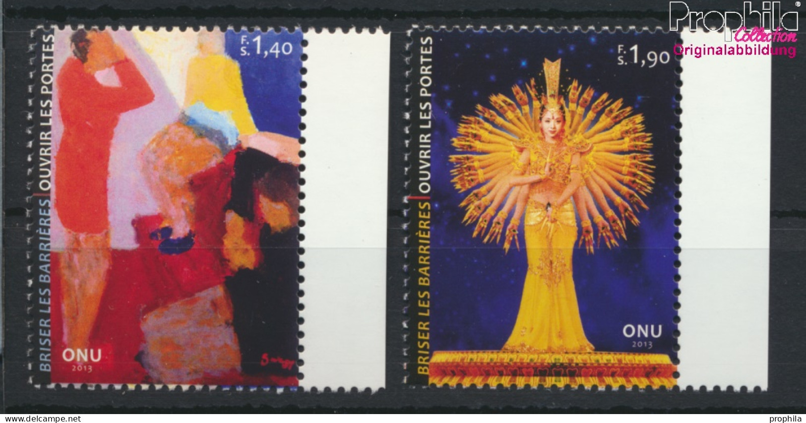 UNO - Genf 832-833 (kompl.Ausg.) Postfrisch 2013 Barrieren Durchbrechen (10054312 - Unused Stamps