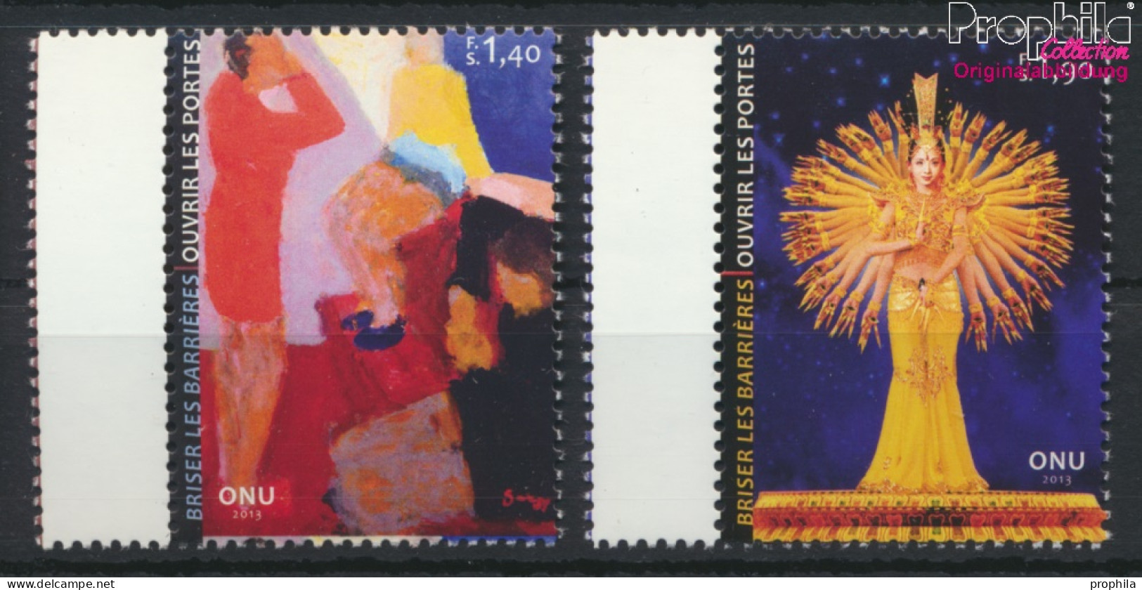 UNO - Genf 832-833 (kompl.Ausg.) Postfrisch 2013 Barrieren Durchbrechen (10054313 - Unused Stamps