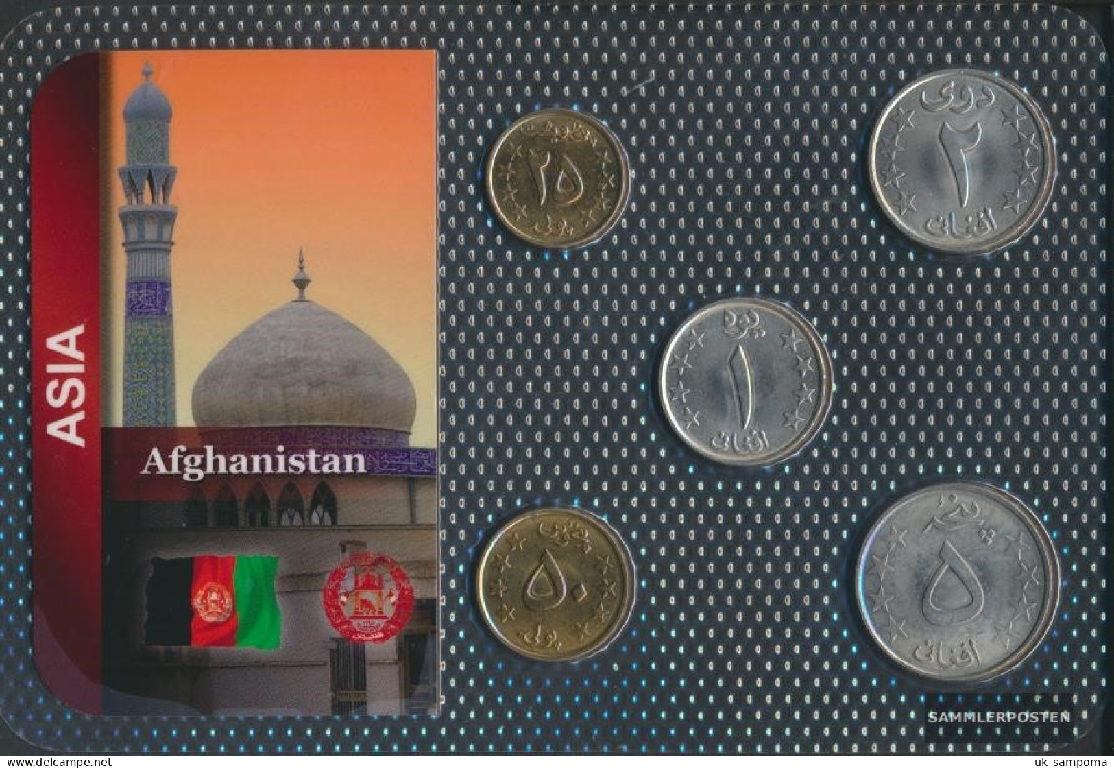 Afghanistan Very Fine Kursmünzen Very Fine From 1978 25 Pul Until 5 Afghanis - Afganistán