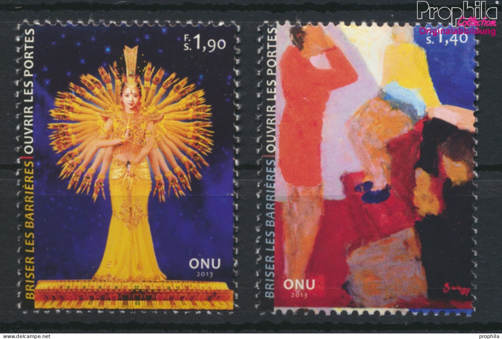 UNO - Genf 832-833 (kompl.Ausg.) Postfrisch 2013 Barrieren Durchbrechen (10054320 - Unused Stamps