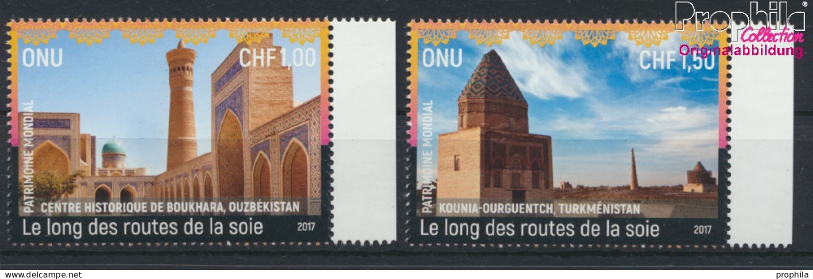 UNO - Genf 1010-1011 (kompl.Ausg.) Postfrisch 2017 Entlang Der Seidenstraße (10054280 - Unused Stamps