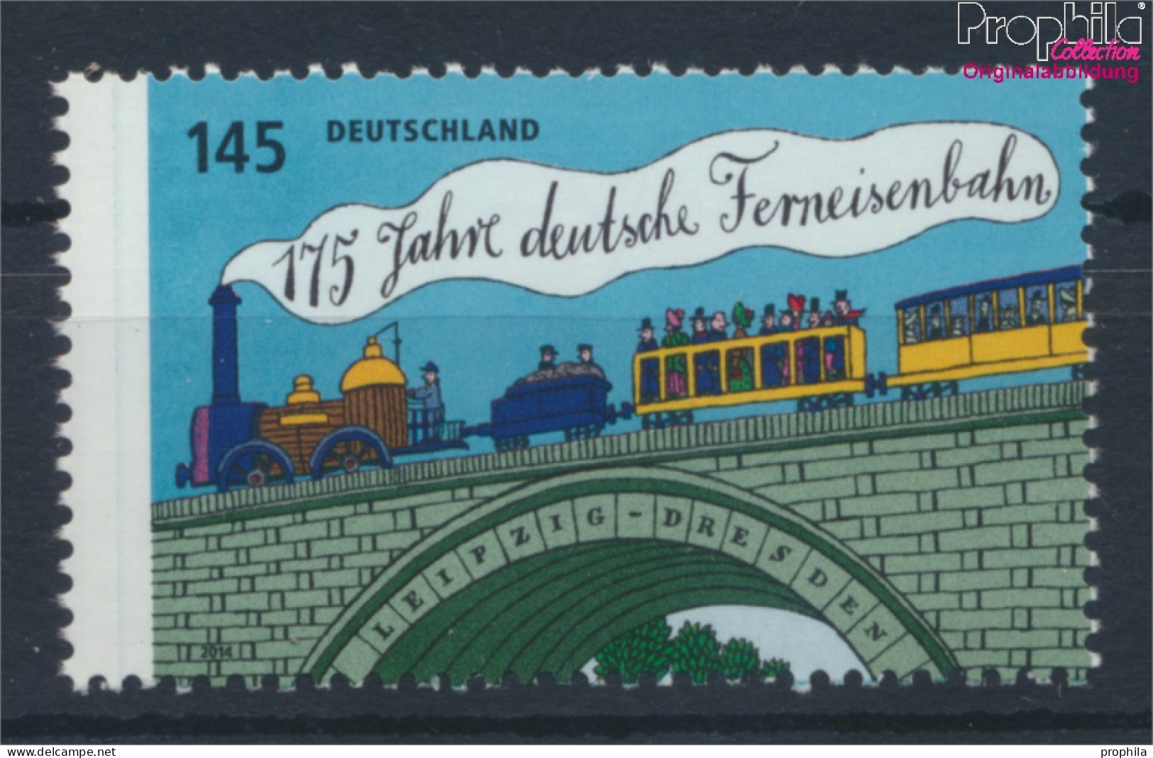 BRD 3070R Mit Zählnummer (kompl.Ausg.) Postfrisch 2014 Deutsche Ferneisenbahn (10075551 - Ungebraucht