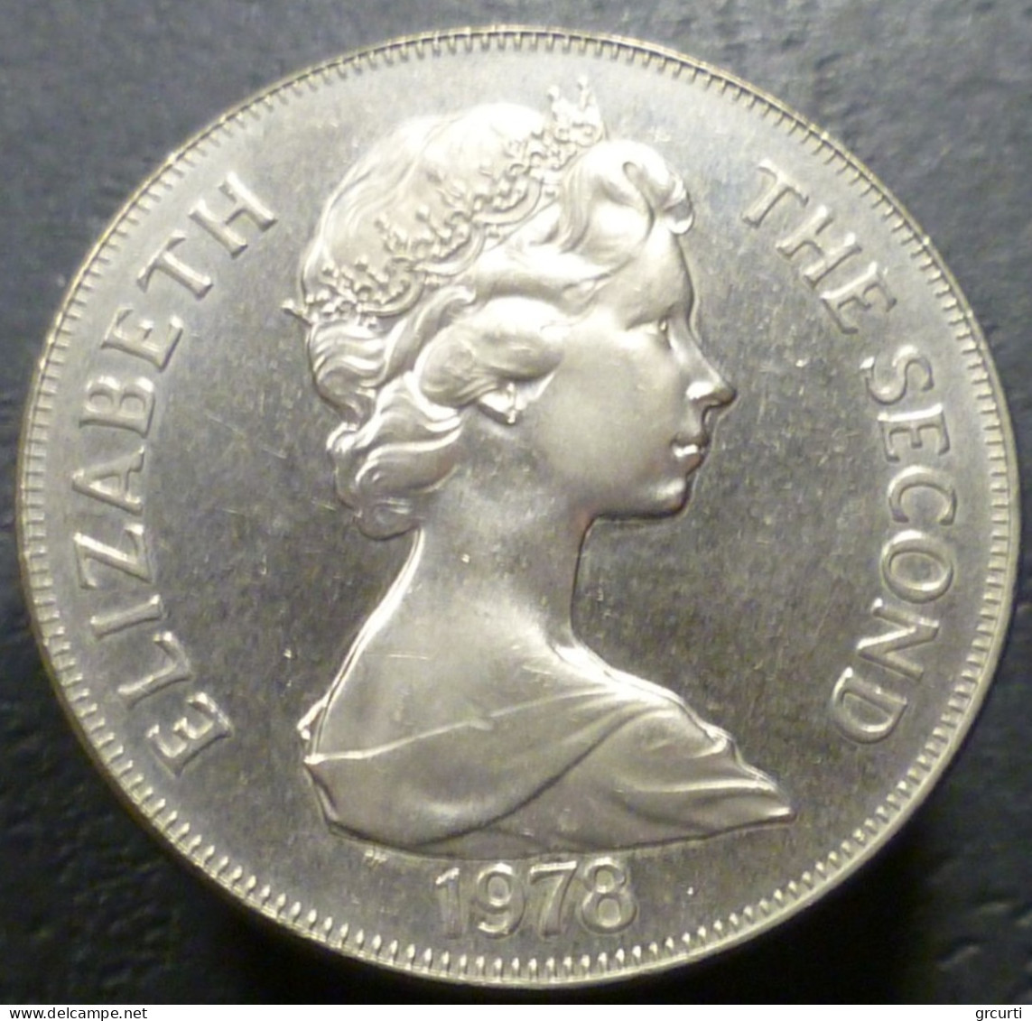 Sant'Elena - 25 Pence (Crown) 1978 - 25° Incoronazione Regina Elisabetta II - KM# 7 - Santa Helena