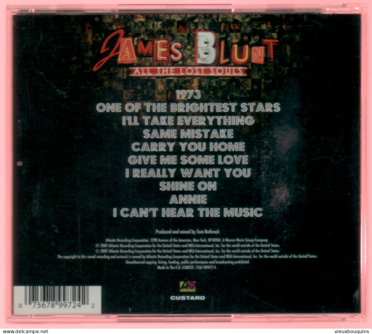 JAMES BLUNT : ALL THE LOST SOULS (voir Titres Sur Scan) - Altri - Inglese
