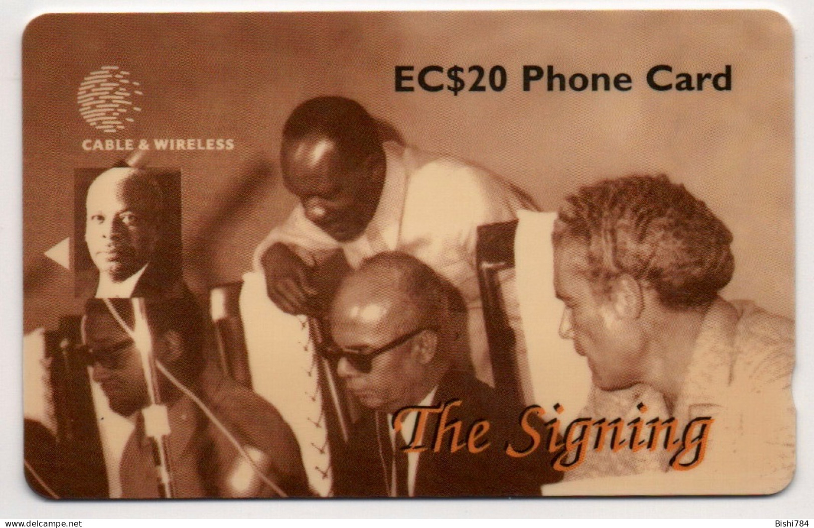 St. Lucia - The Signing - 254CSLB (italicized To The Left) - St. Lucia