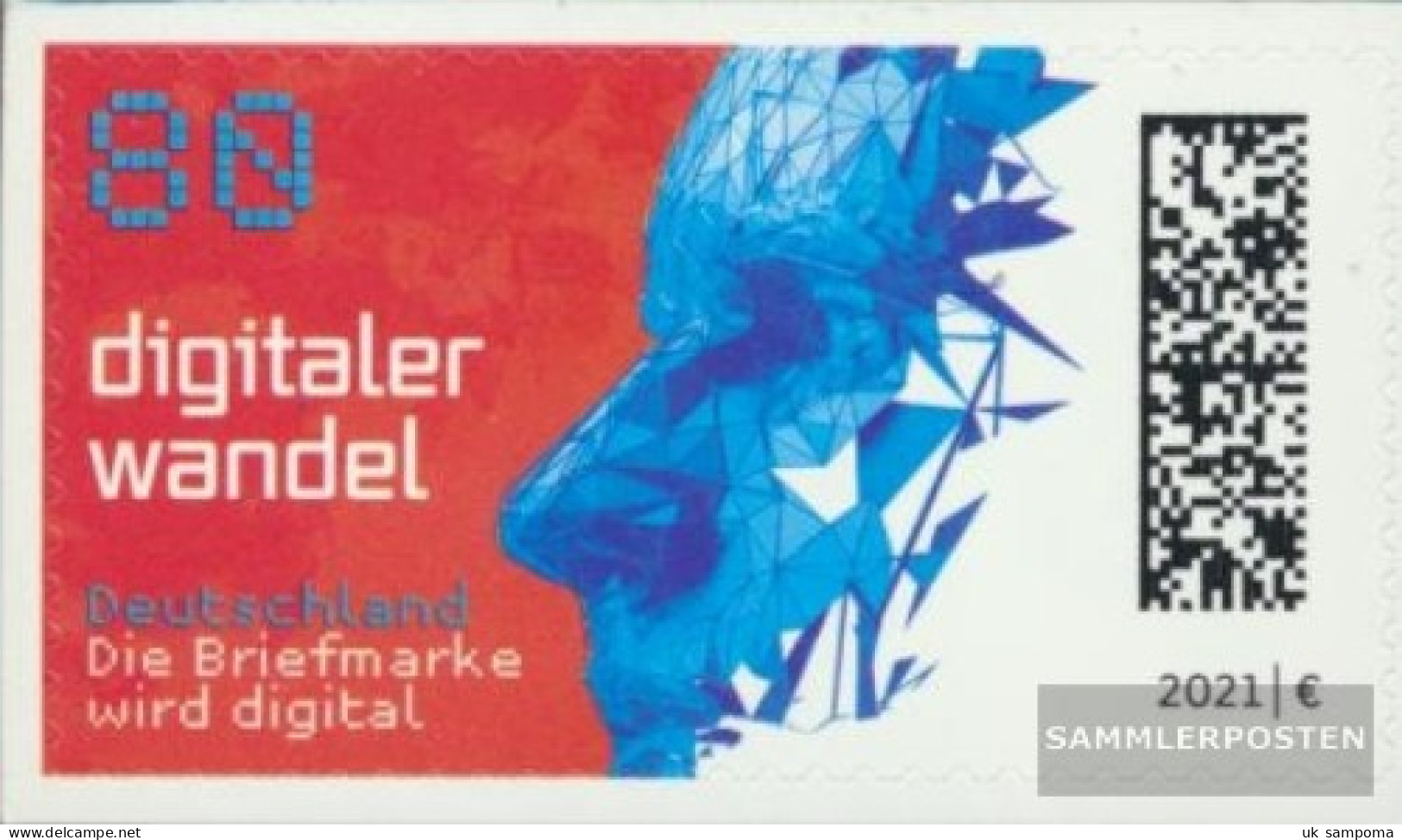 FRD (FR.Germany) 3592A (complete Issue) Selbstklebende Issueabe Unmounted Mint / Never Hinged 2021 Digital Change - Ungebraucht