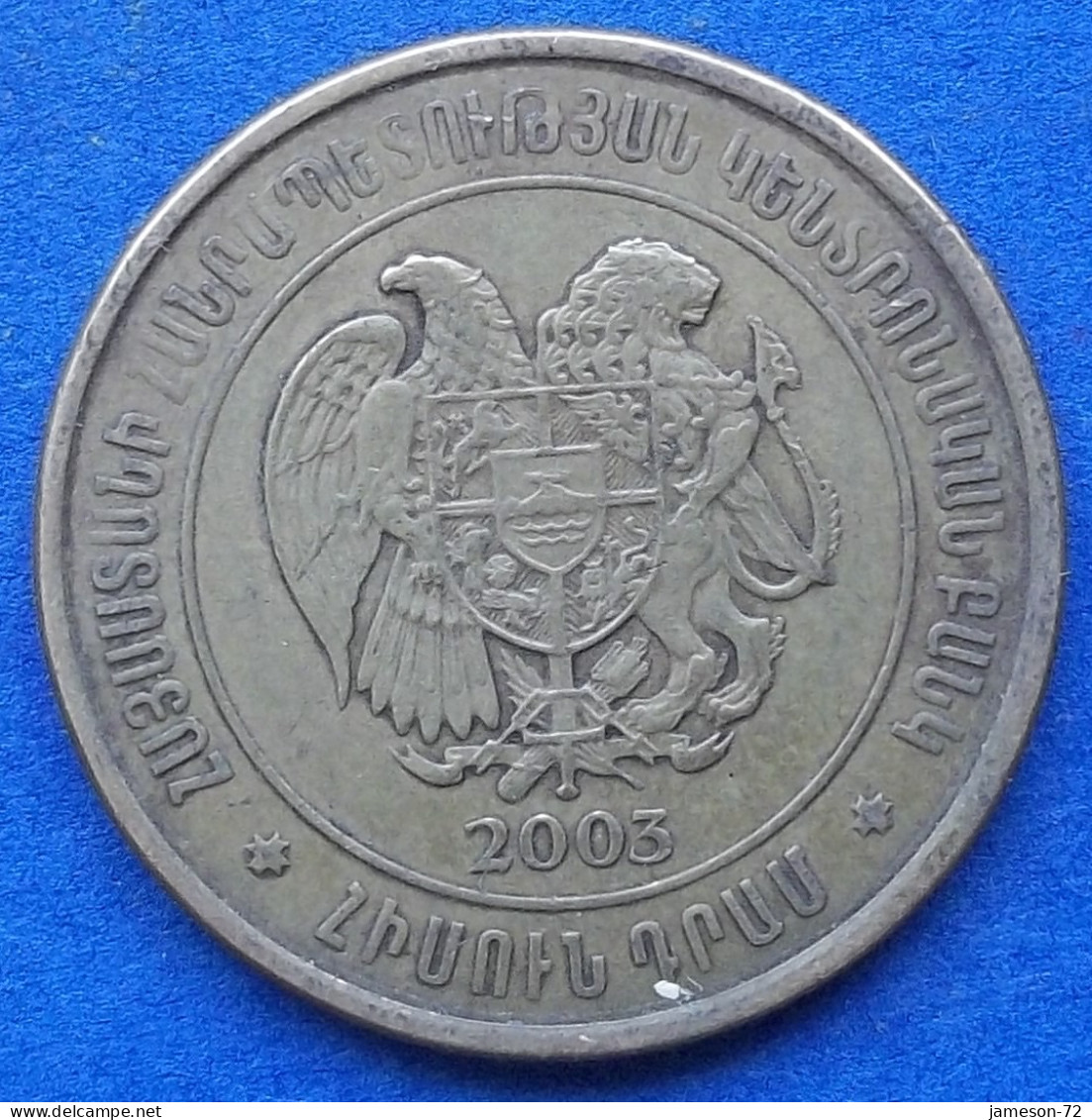 ARMENIA - 50 Dram 2003 KM# 94 Independent Republic (1991) - Edelweiss Coins - Arménie