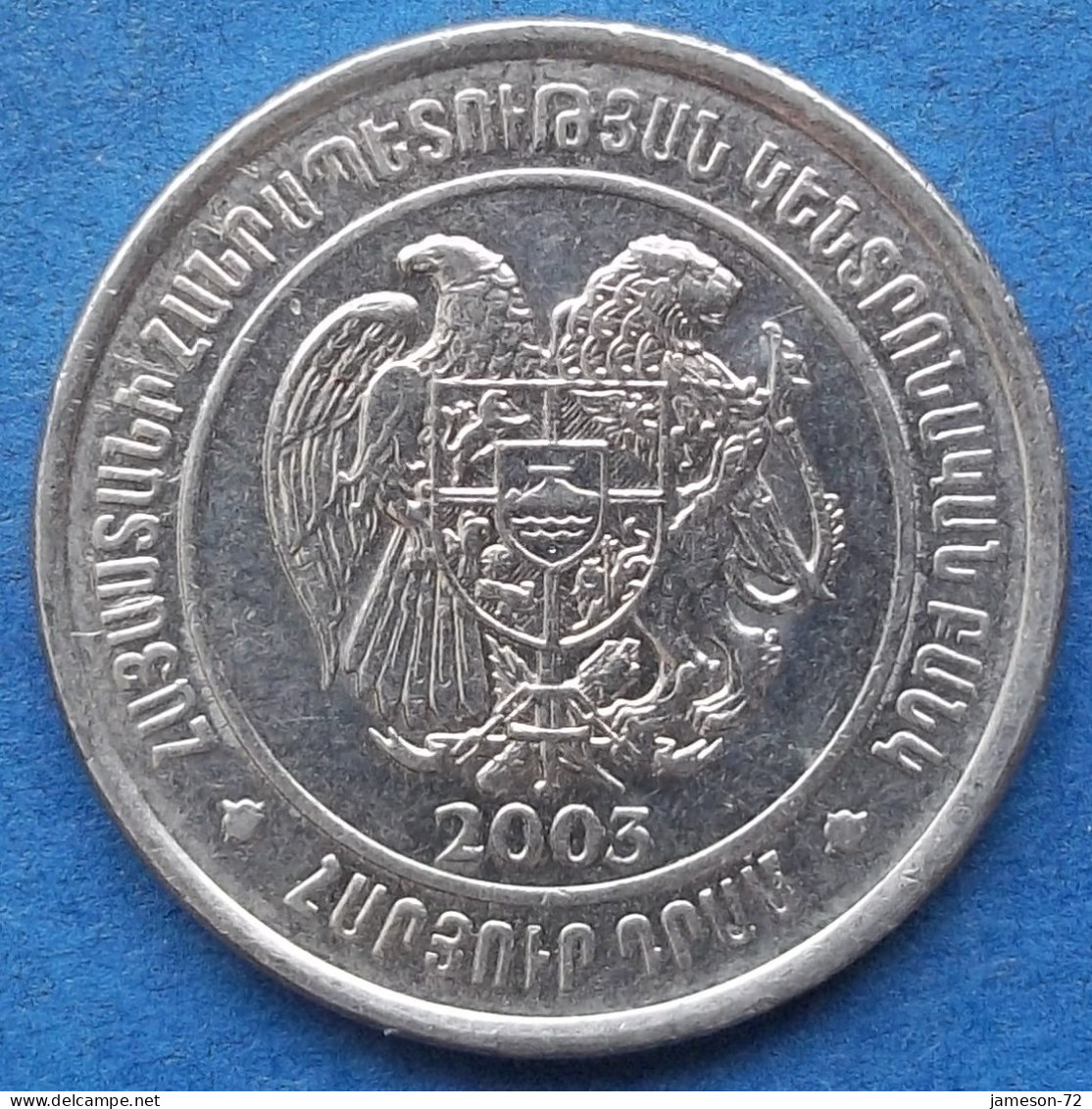 ARMENIA - 100 Dram 2003 KM# 95 Independent Republic (1991) - Edelweiss Coins - Arménie