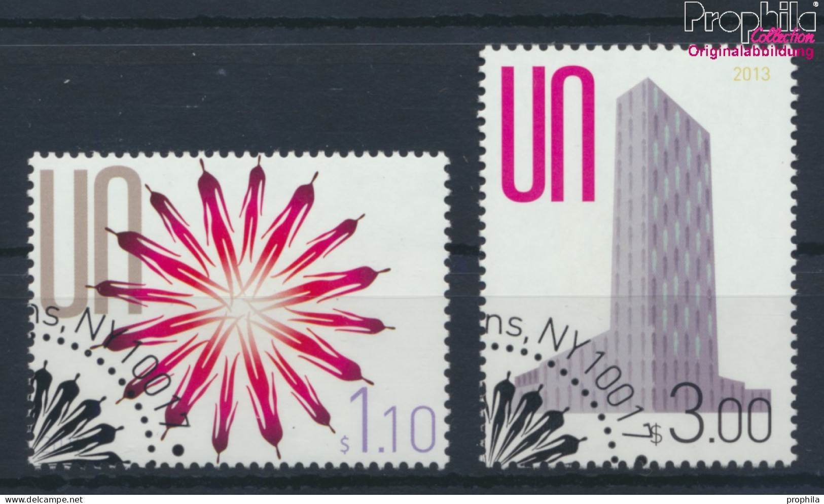 UNO - New York 1334-1335 (kompl.Ausg.) Gestempelt 2013 UNO Hauptquartier (10077090 - Oblitérés