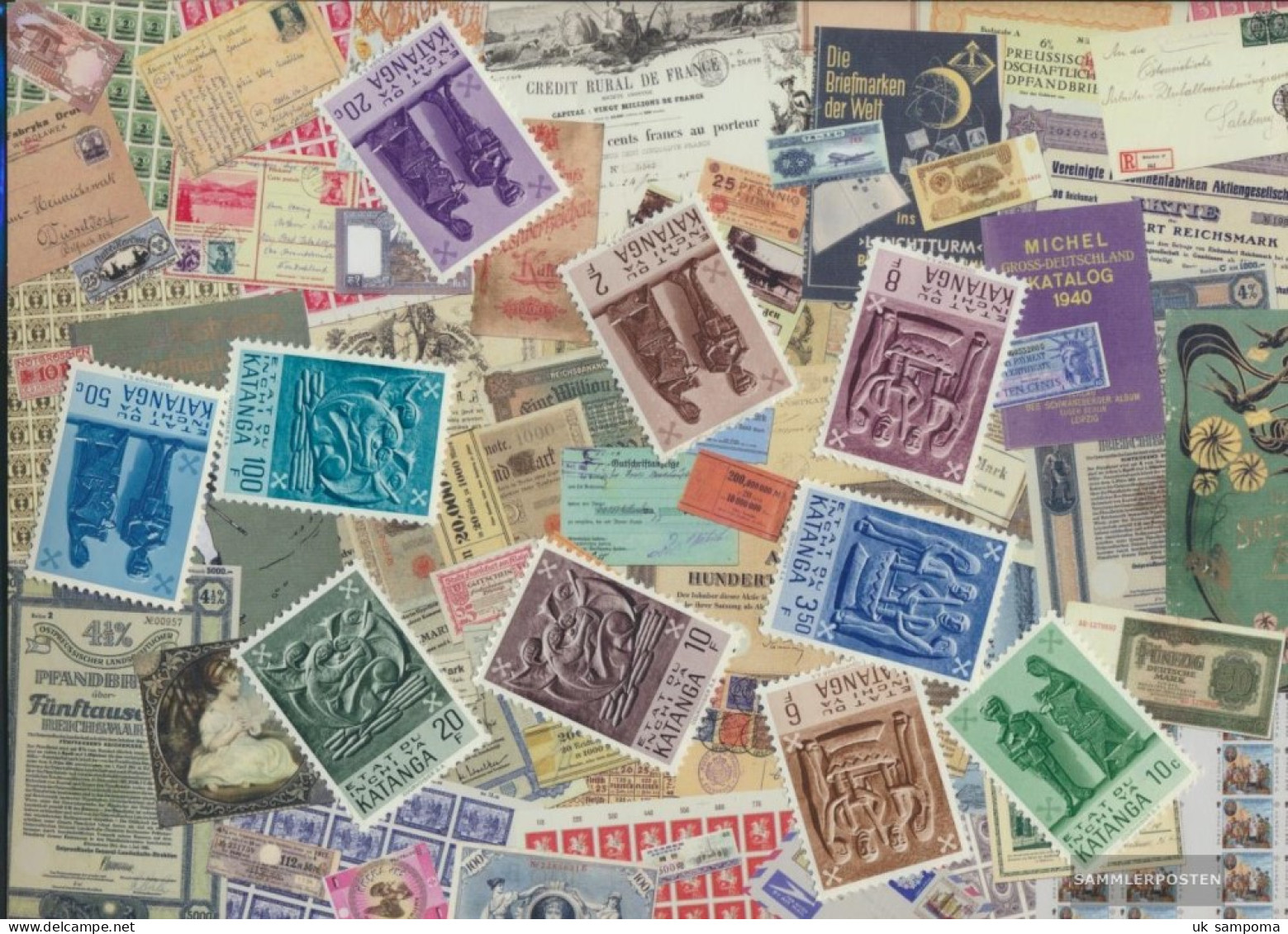 Katanga 10 Different Stamps - Katanga