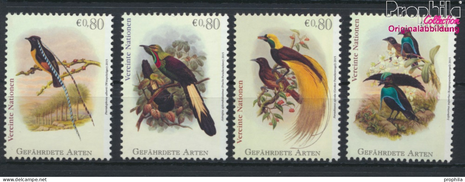 UNO - Wien 878-881 (kompl.Ausg.) Postfrisch 2015 Paradiesvögel (10054428 - Unused Stamps